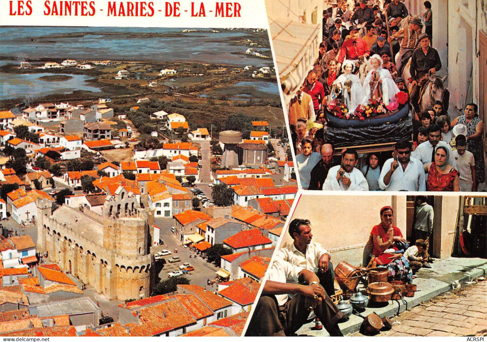 13 Les Saintes-Maries-de-la-Mer Multivue (Scan R/V) N° 70 \MS9090 - Saintes Maries De La Mer