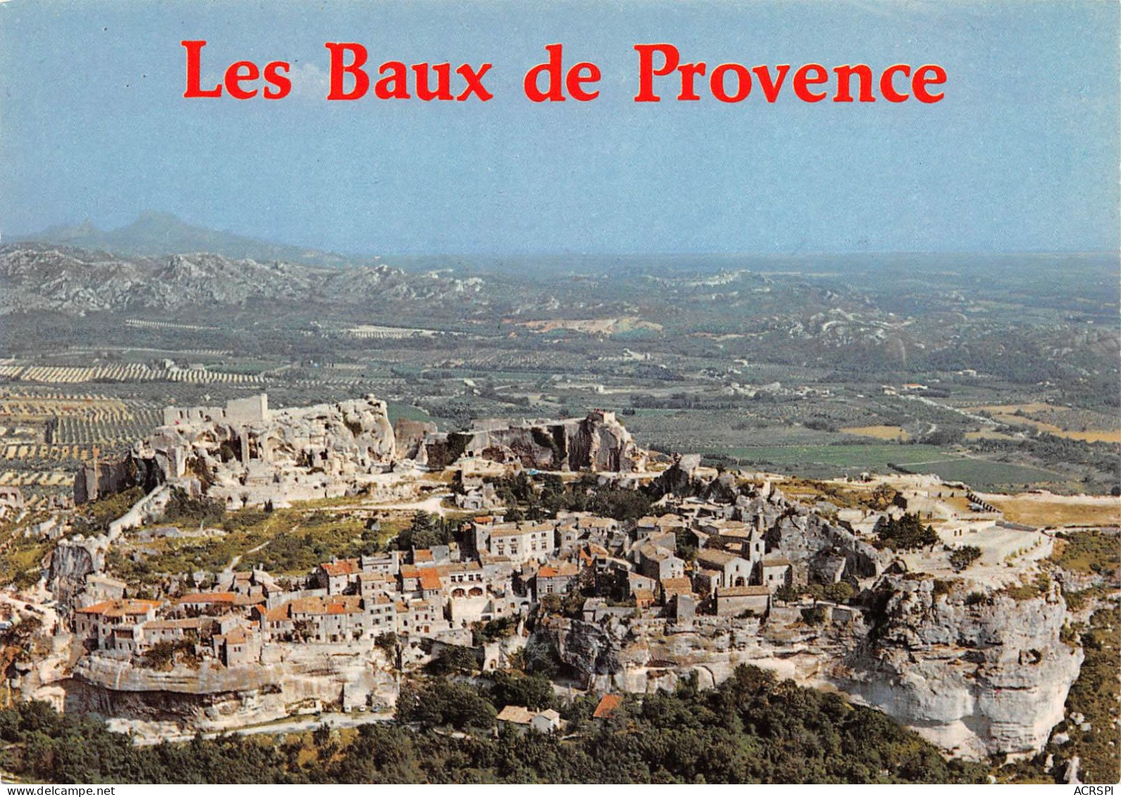 13 LES-BAUX-DE-PROVENCE Vue Aérienne (Scan R/V) N° 20 \MS9090 - Les-Baux-de-Provence