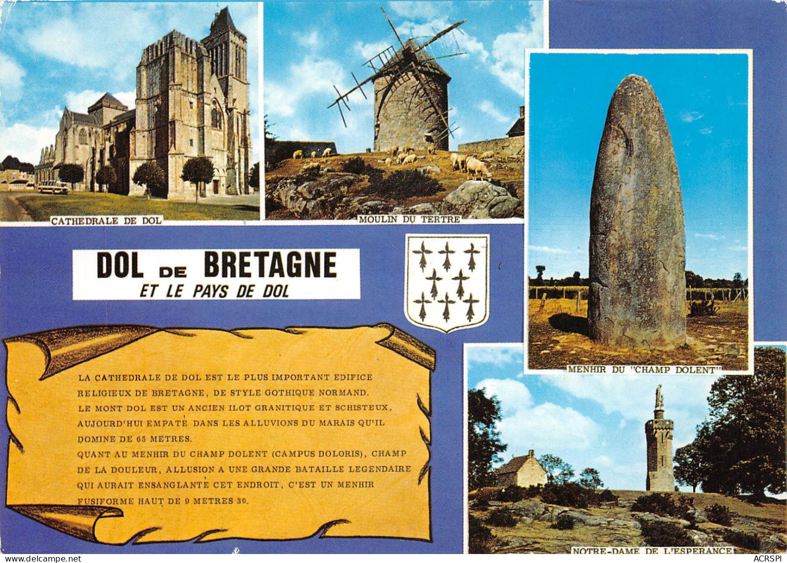 35 DOL DE BRETAGNE Multivue Carte Vierge Non Circulé (Scan R/V) N° 55 \MS9087 - Dol De Bretagne