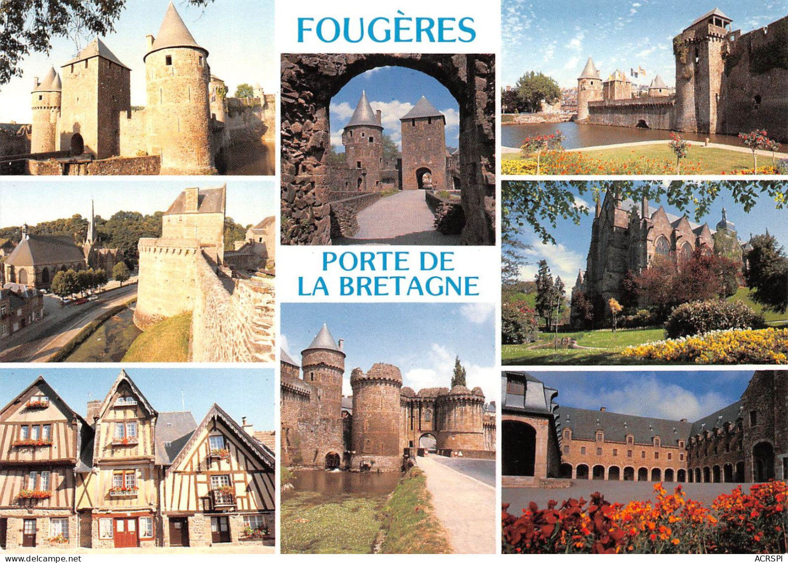 35 FOUGERES Porte De Bretagne Carte Vierge Non Circulé (Scan R/V) N° 38 \MS9087 - Fougeres