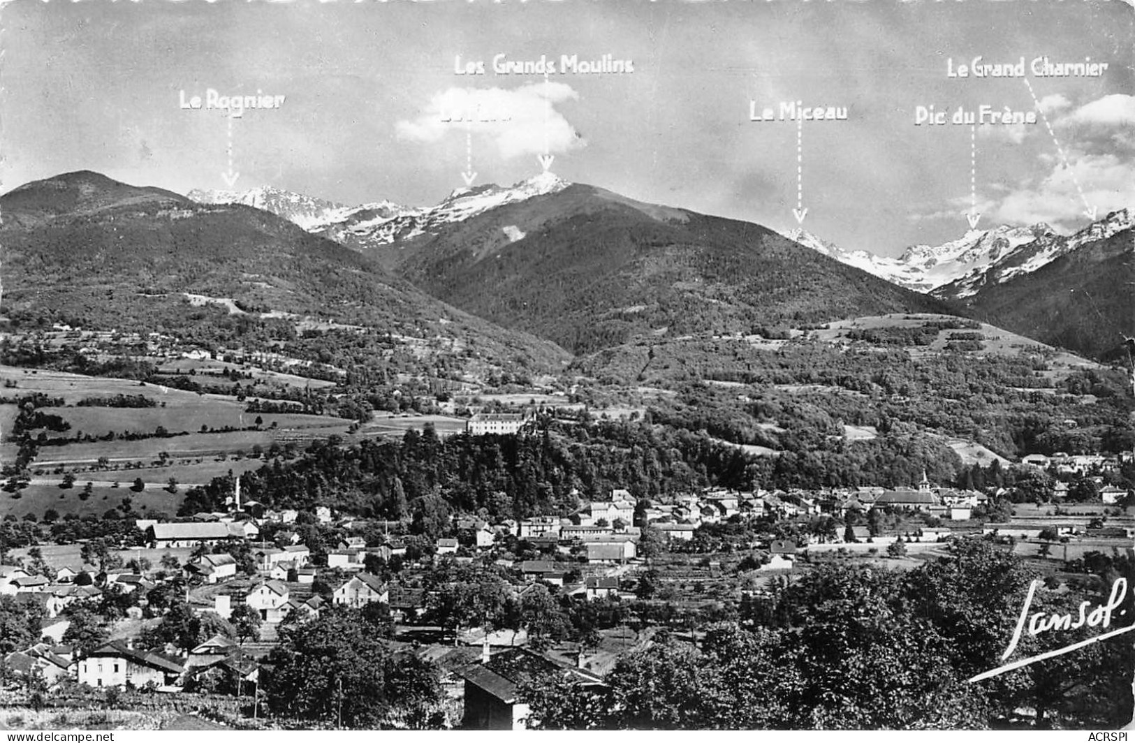 73 Valgelon-La Rochette Vue Générale Aérienne   (scan R/V) 31 \PC1205 - Chambery