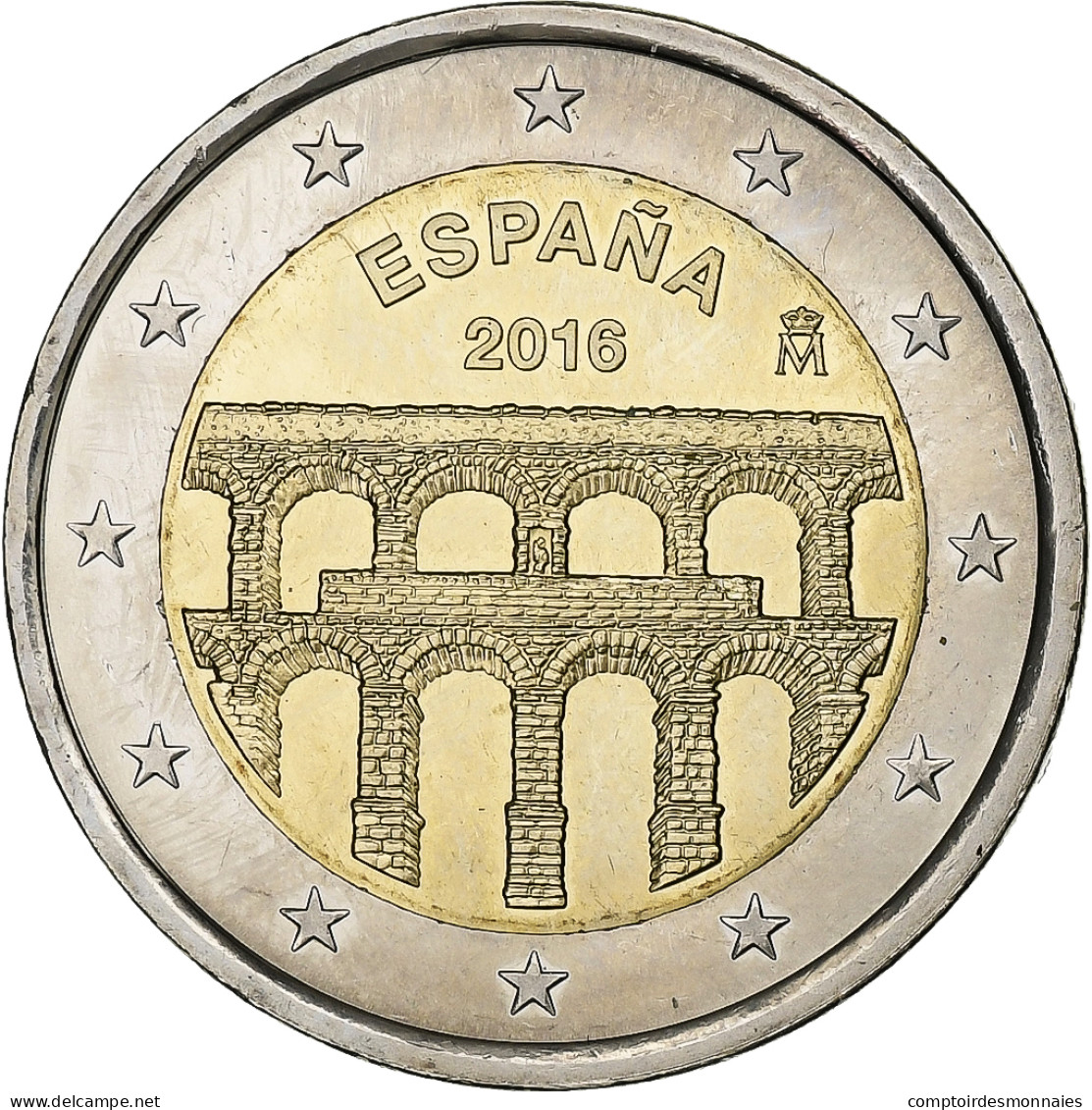 Espagne, 2 Euro, 2016, Bimétallique, SPL - Espagne