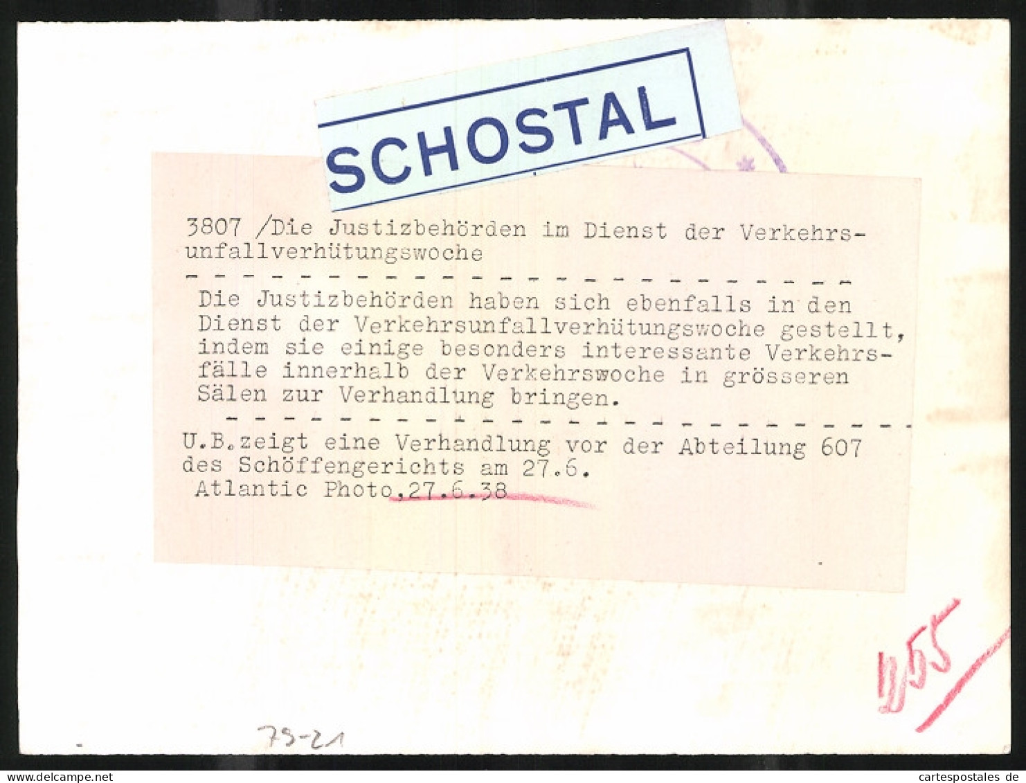 Fotografie Verhandlung Vor Schöffengericht 1938  - Berufe