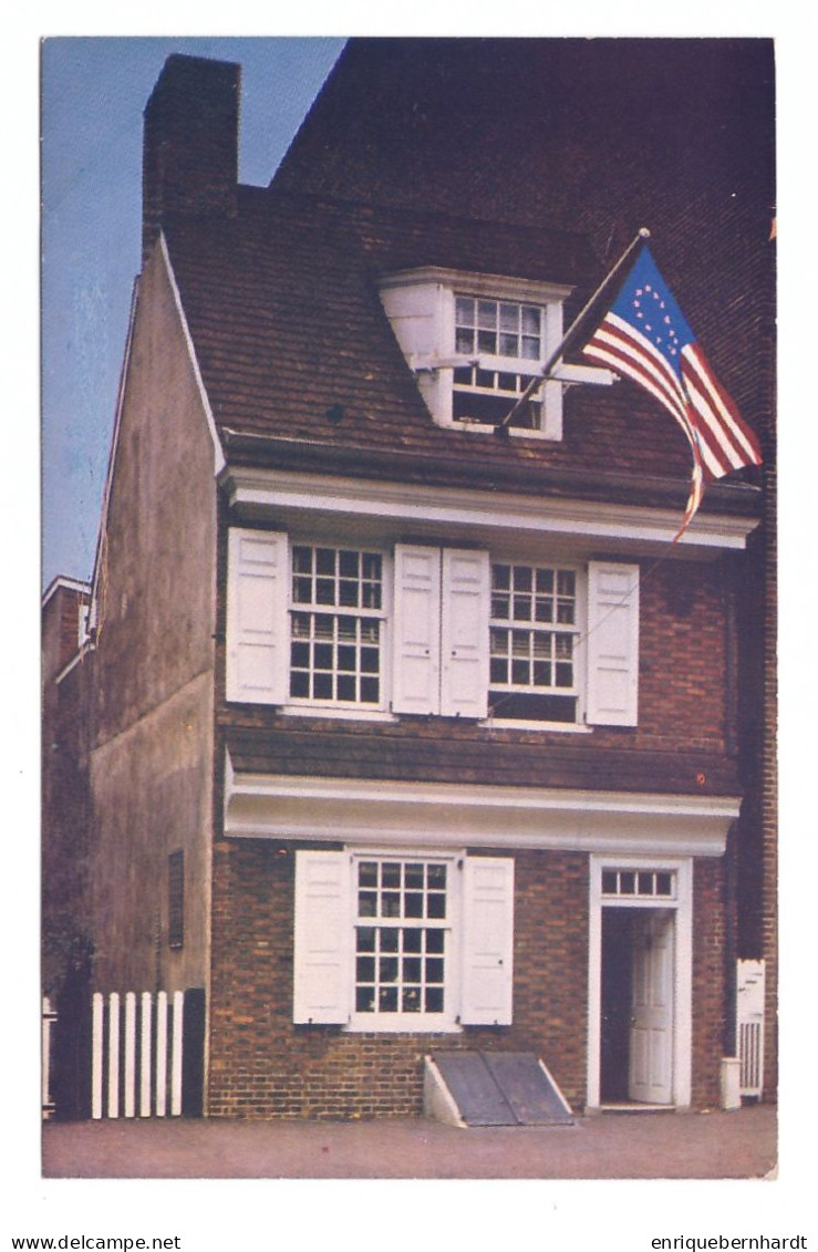 UNITED STATES // PHILADELPHIA // BETSY ROSS HOUSE // BIRTHPLACE OF "OLD GLORY" - Philadelphia