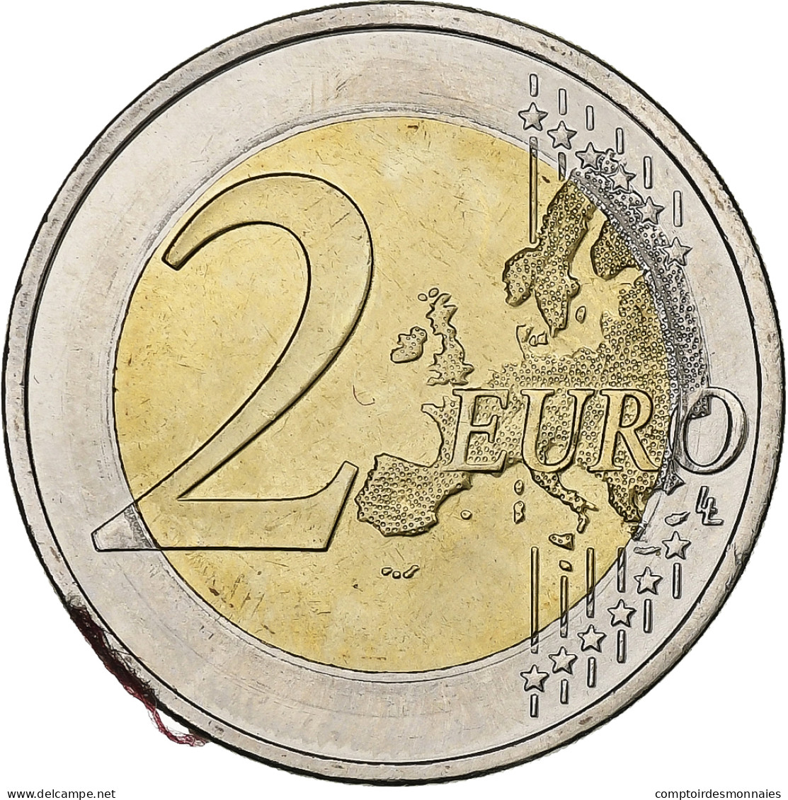 Grèce, 2 Euro, 2014, Athènes, Bimétallique, SPL - Grèce