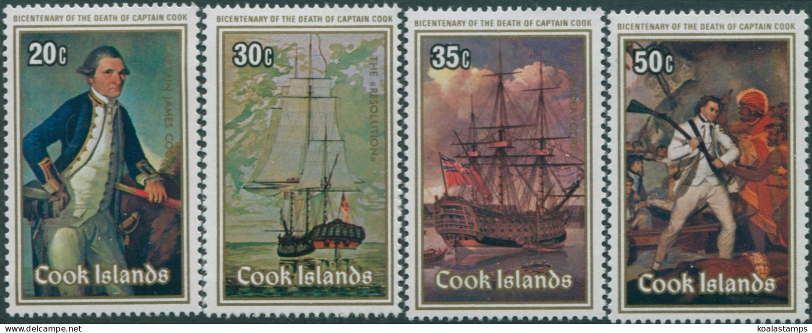 Cook Islands 1979 SG628-631 Cook Bi-centenary Set MNH - Cook