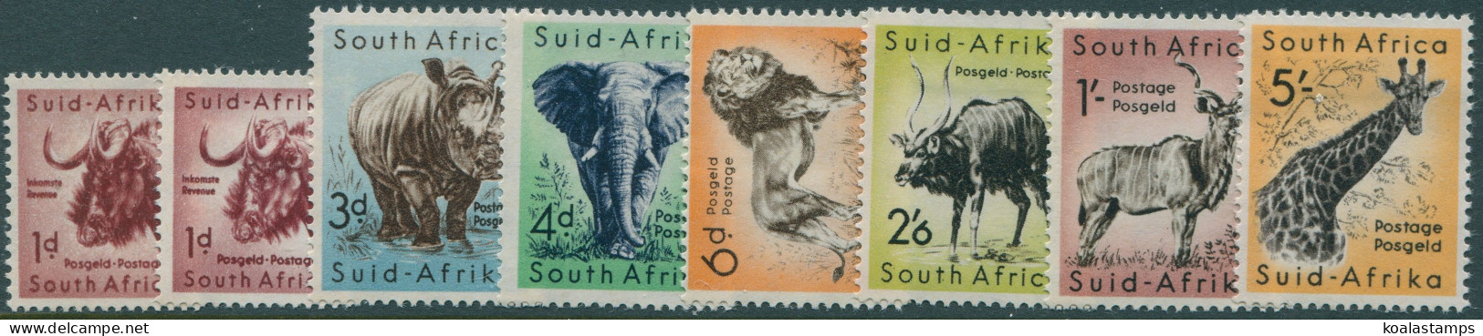 South Africa 1954 SG152-163 Wild Animals (8) MLH - Other & Unclassified