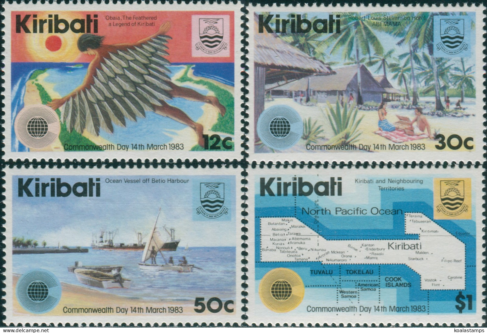 Kiribati 1983 SG197-200 Commonwealth Day Set MNH - Kiribati (1979-...)