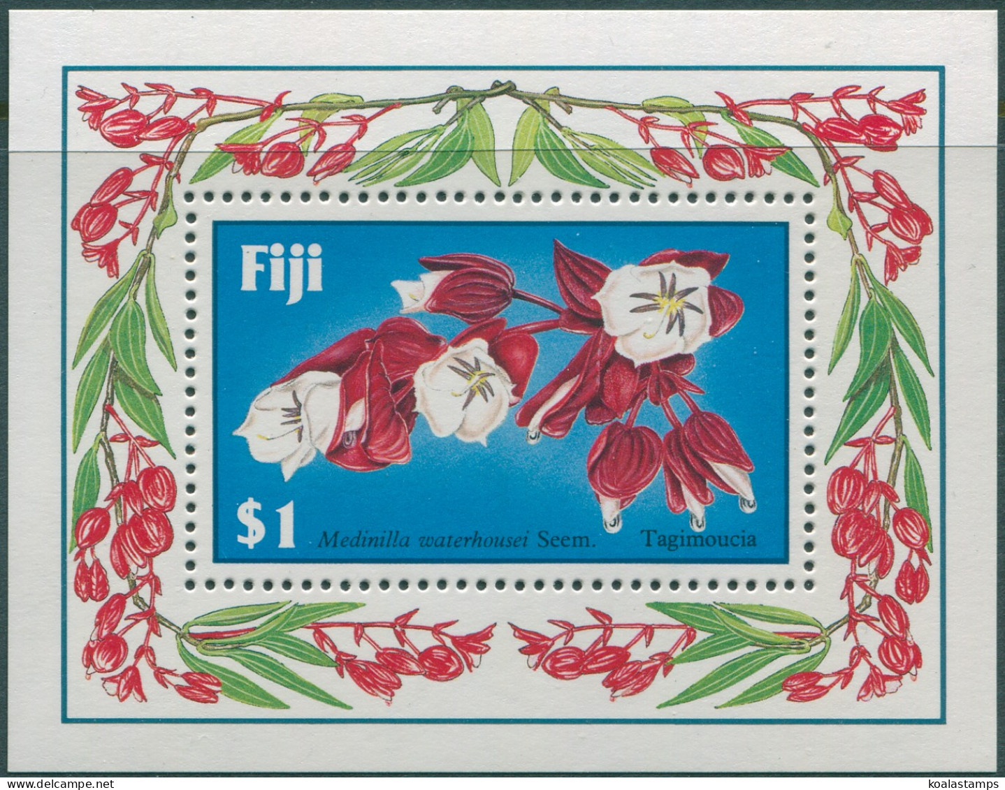 Fiji 1987 SG757 Tagimoucia MS MNH - Fiji (1970-...)