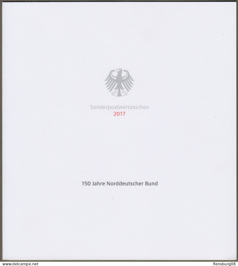 Bund: Minister Card - Ministerkarte Typ VIII, Mi-Nr. 3321: " 150. Jahrestag Gründung Norddeutscher Bund " RR X - Brieven En Documenten