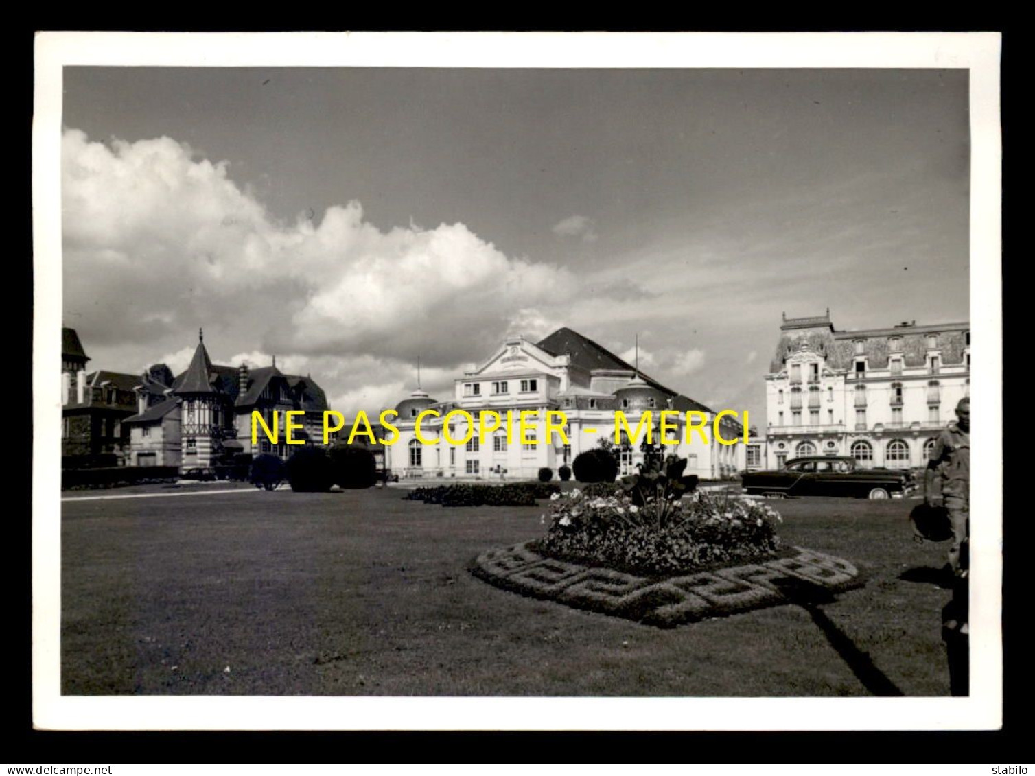 14 - CABOURG - TIRAGE PHOTO ORIGINAL, BON A TIRER DE LA CP SEMI-MODERNE FORMAT 10x15 - Cabourg