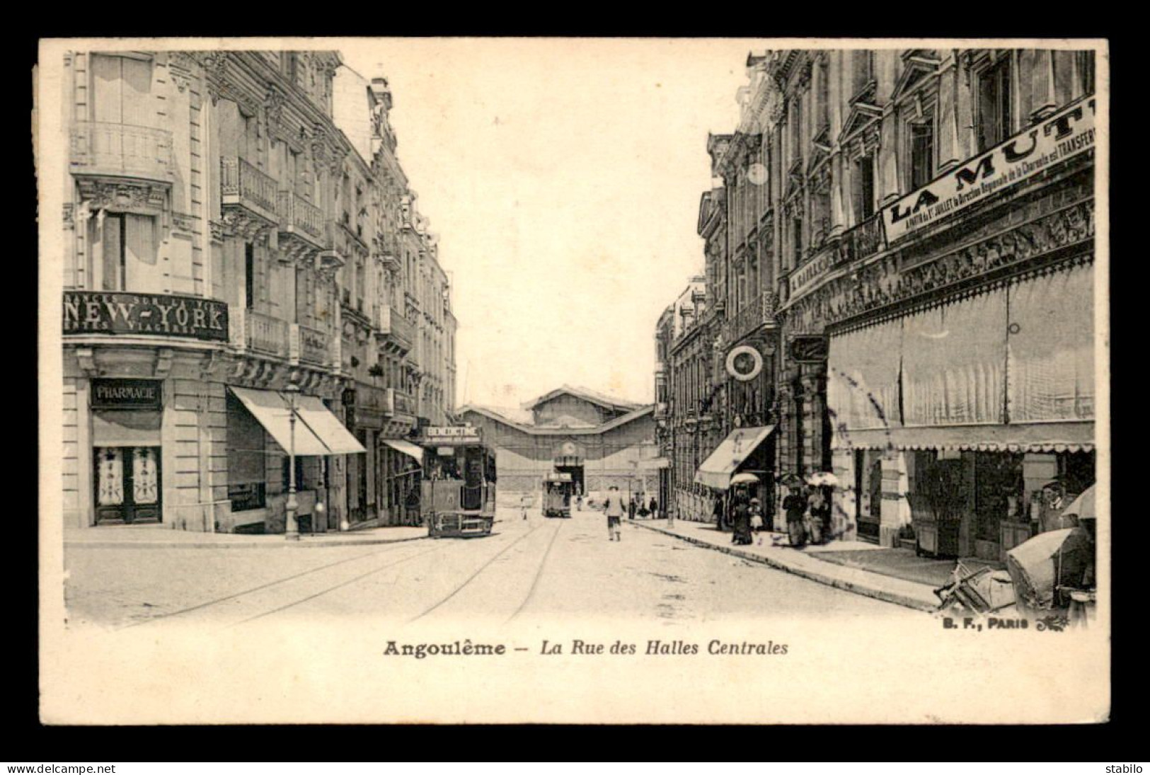 16 - ANGOULEME - RUE DES HALLES CENTRALES - Angouleme