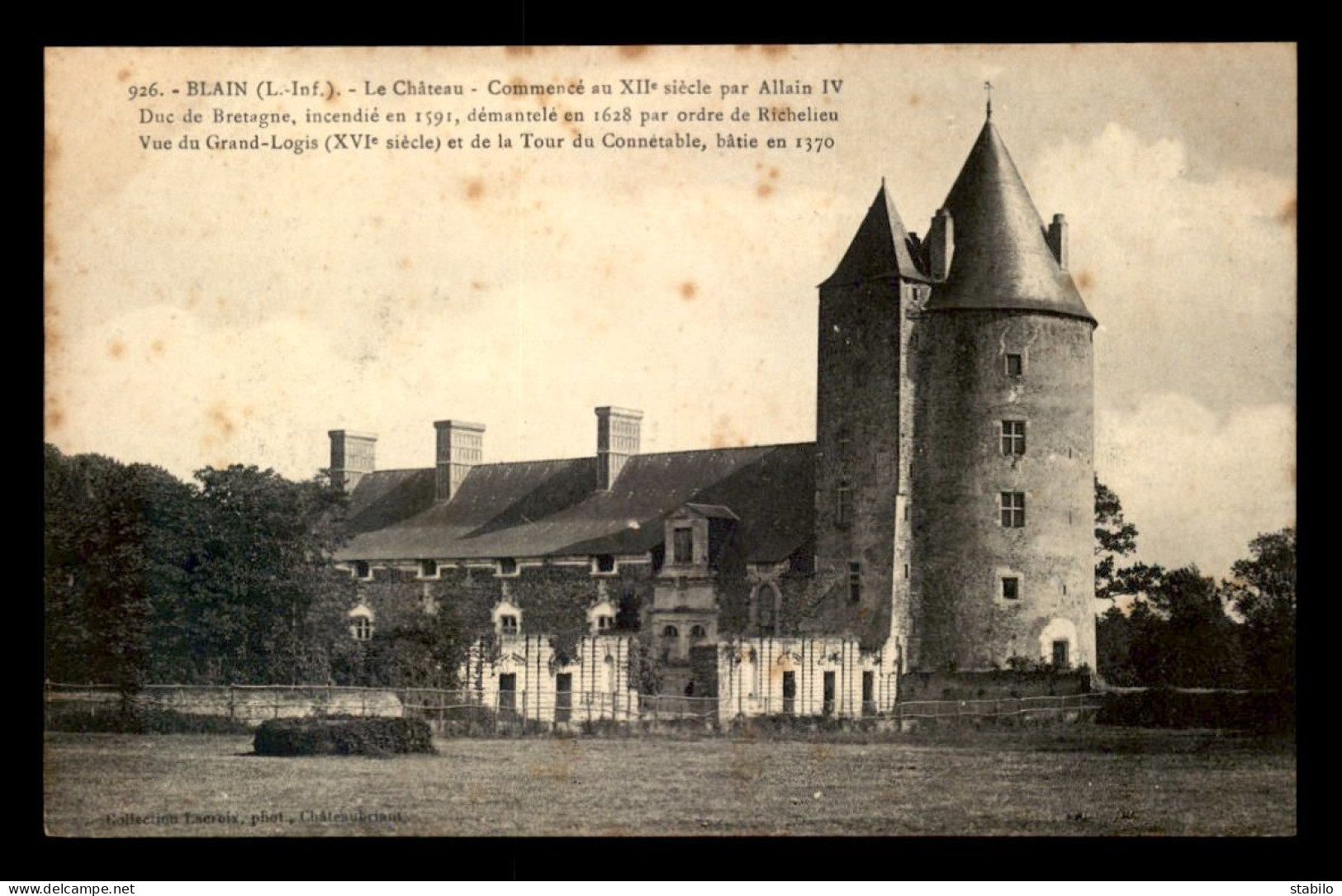 44 - BLAIN - LE CHATEAU - Blain