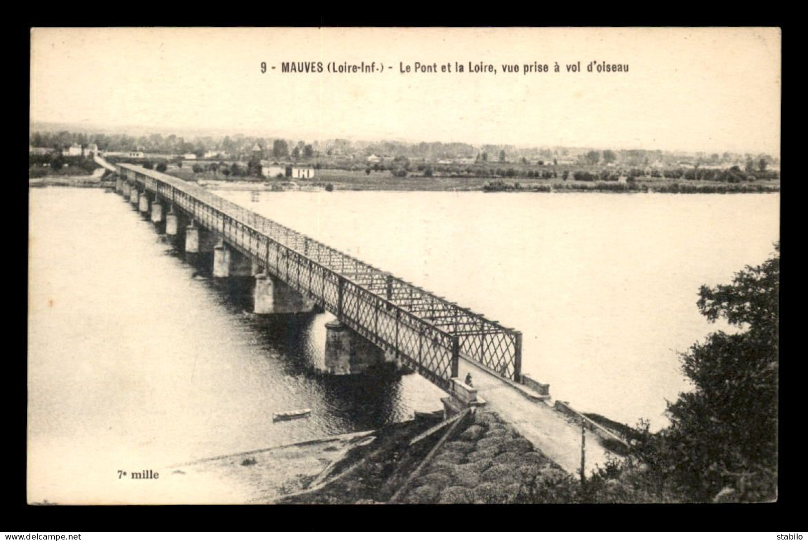 44 - MAUVES - LE PONT ET LA LOIRE - Mauves-sur-Loire