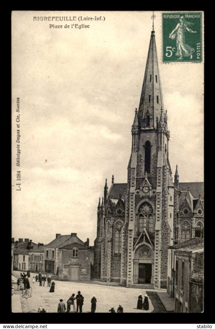 44 - AIGREFEUILLE - PLACE DE L'EGLISE - Aigrefeuille-sur-Maine