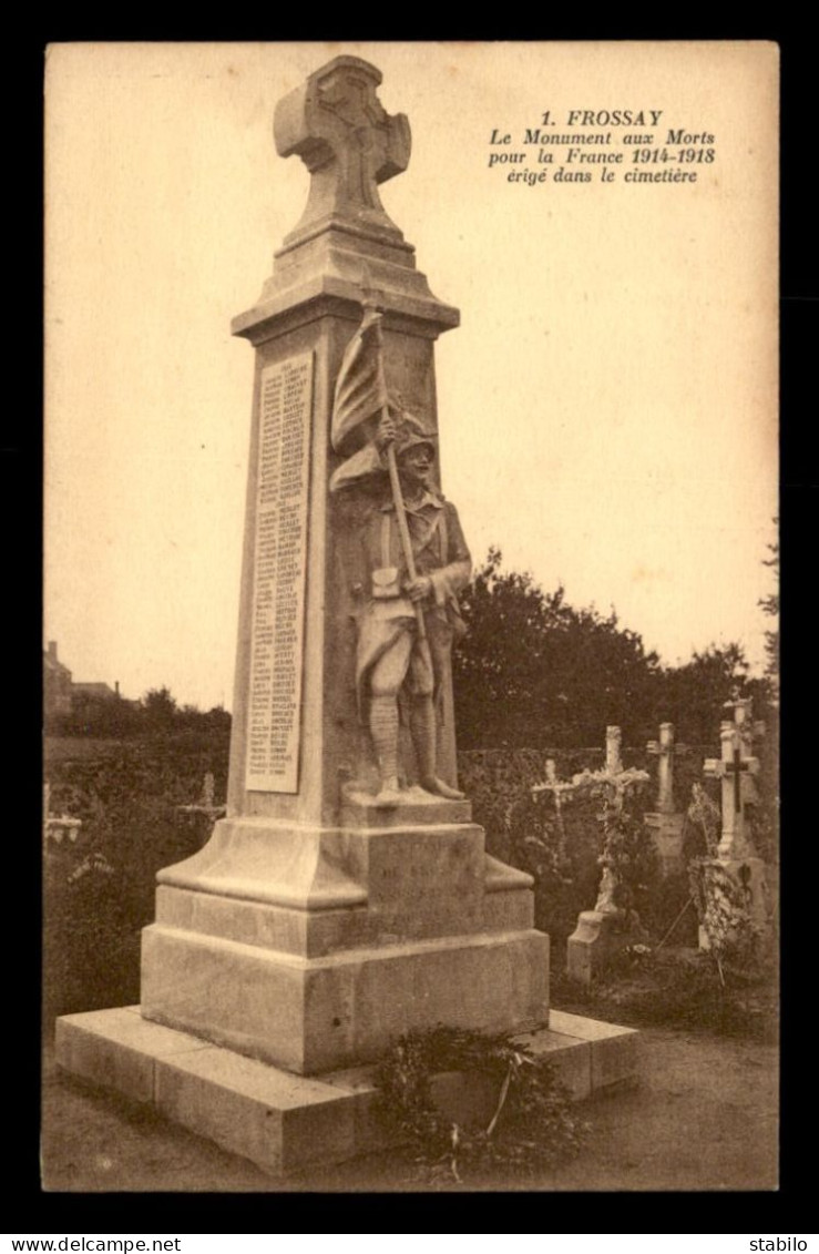 44 - FROSSAY - LE MONUMENT AUX MORTS - Frossay