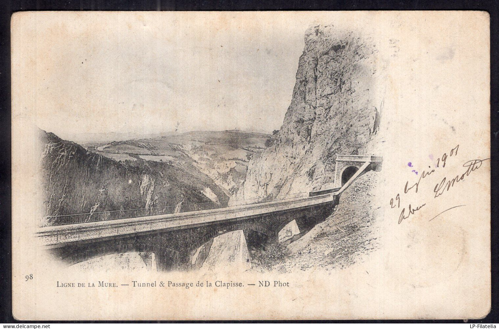 France - 1907 - Ligne De La Mure - Tunnel & Passage De La Clapisse - La Mure