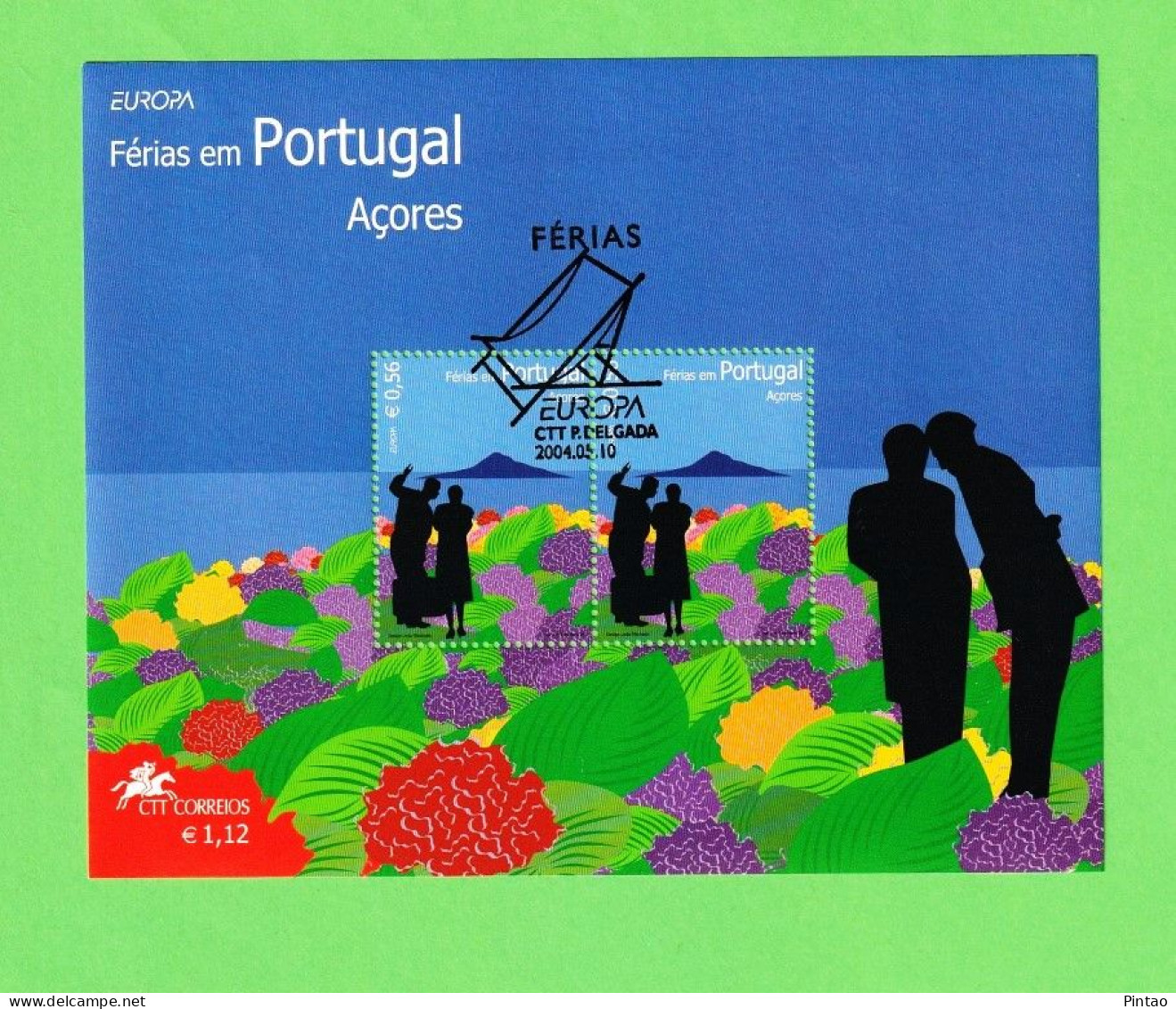 PTB1646- PORTUGAL (AÇORES) 2004 Nº 283 (selos 2127)- CTO (EUROPA CEPT) - Blocs-feuillets