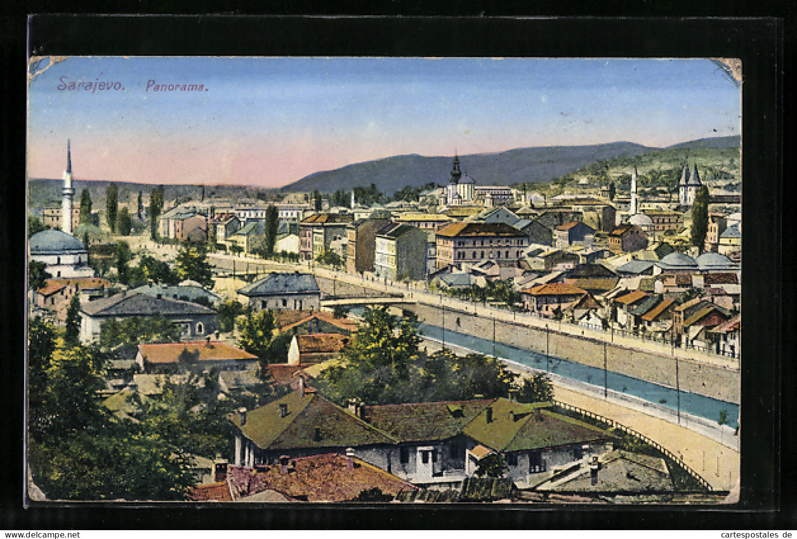 AK Sarajewo, Ortspanorama  - Bosnien-Herzegowina
