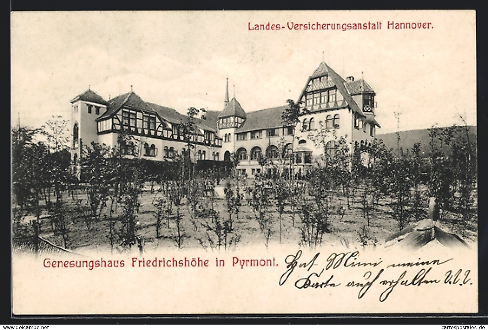 AK Pyrmont, Genesungshaus Friedrichshöhe  - Bad Pyrmont