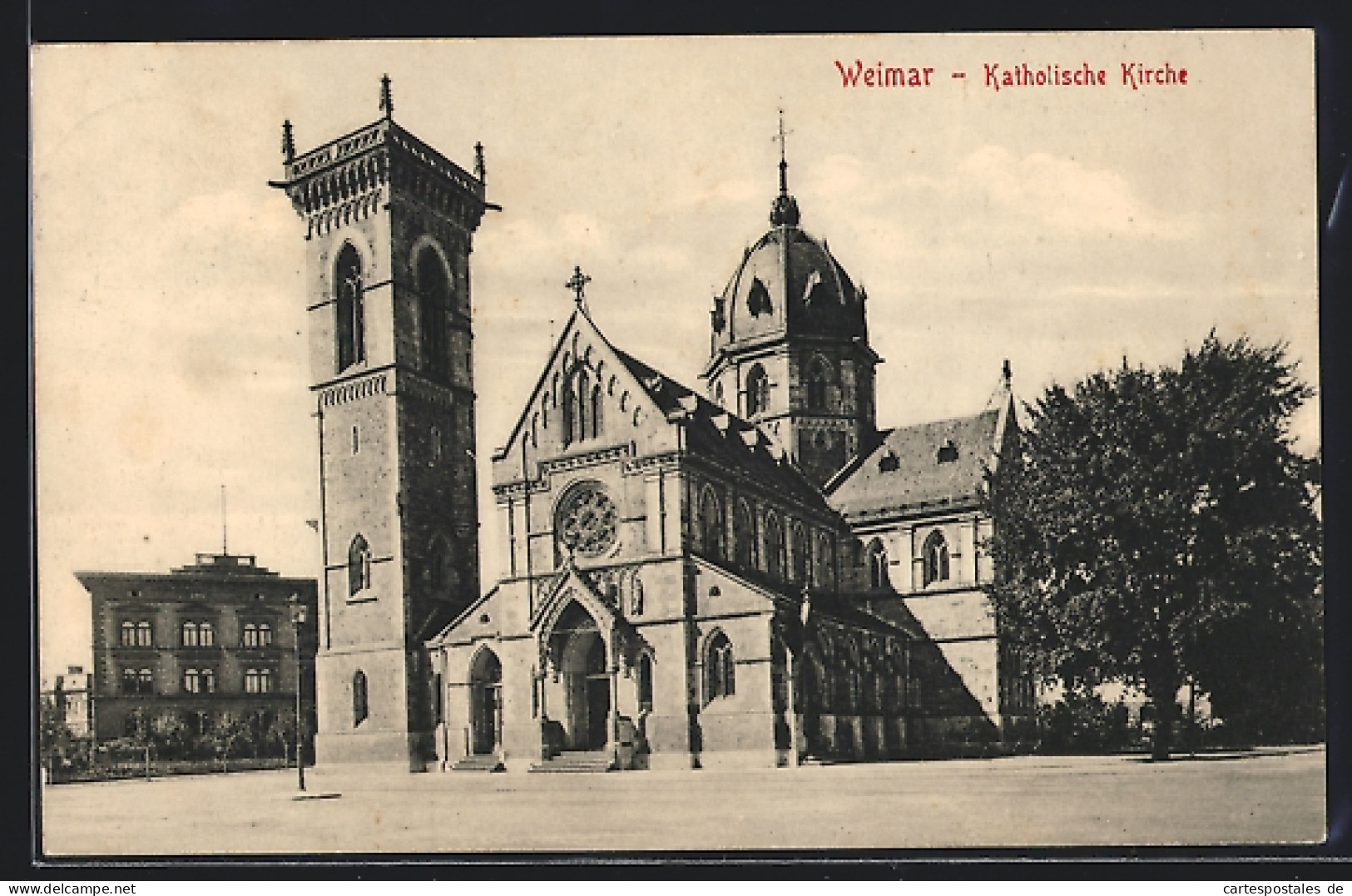 AK Weimar / Thür., Katholische Kirche  - Weimar