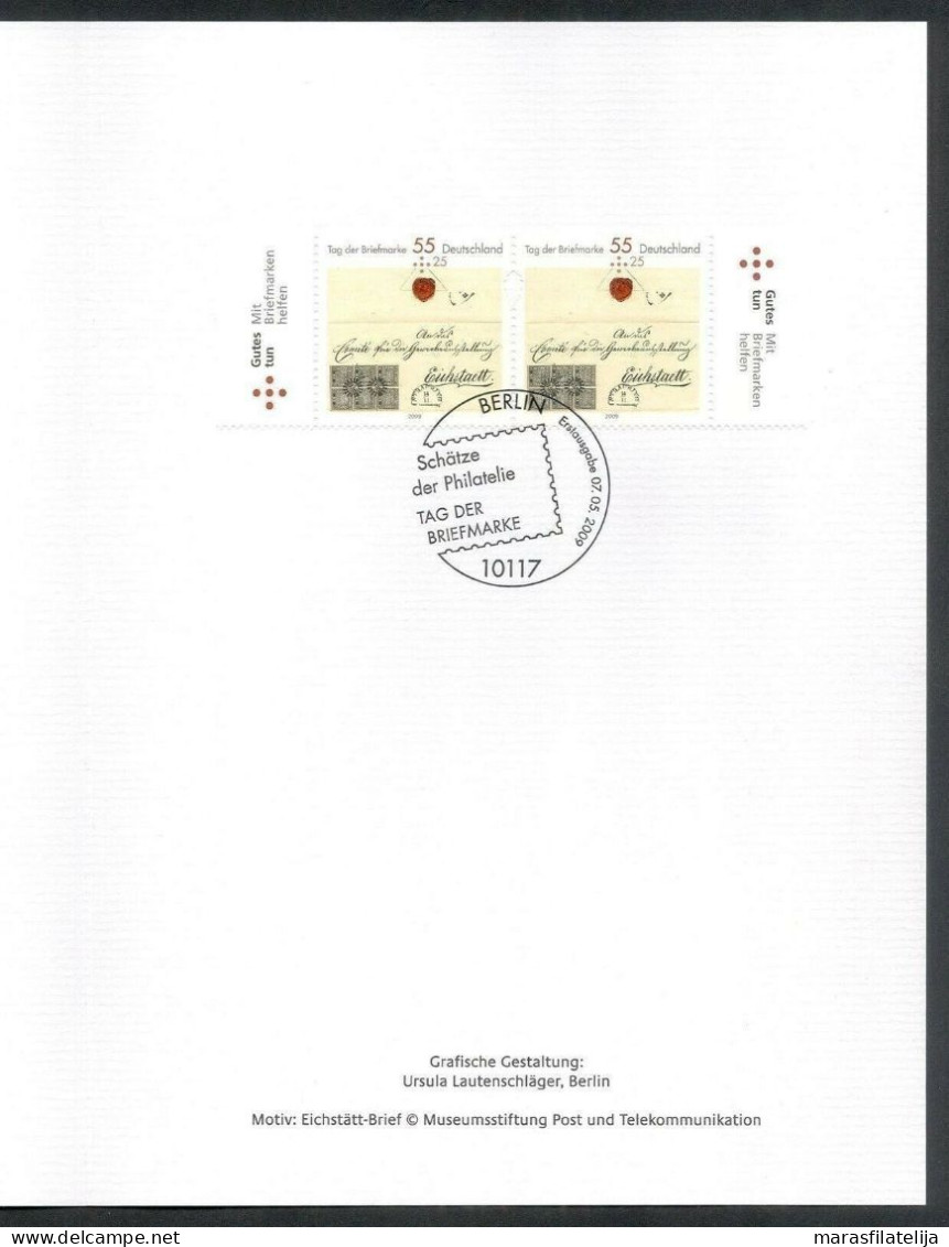 Germany 2009, Stamp Day, Special Booklet - Otros & Sin Clasificación