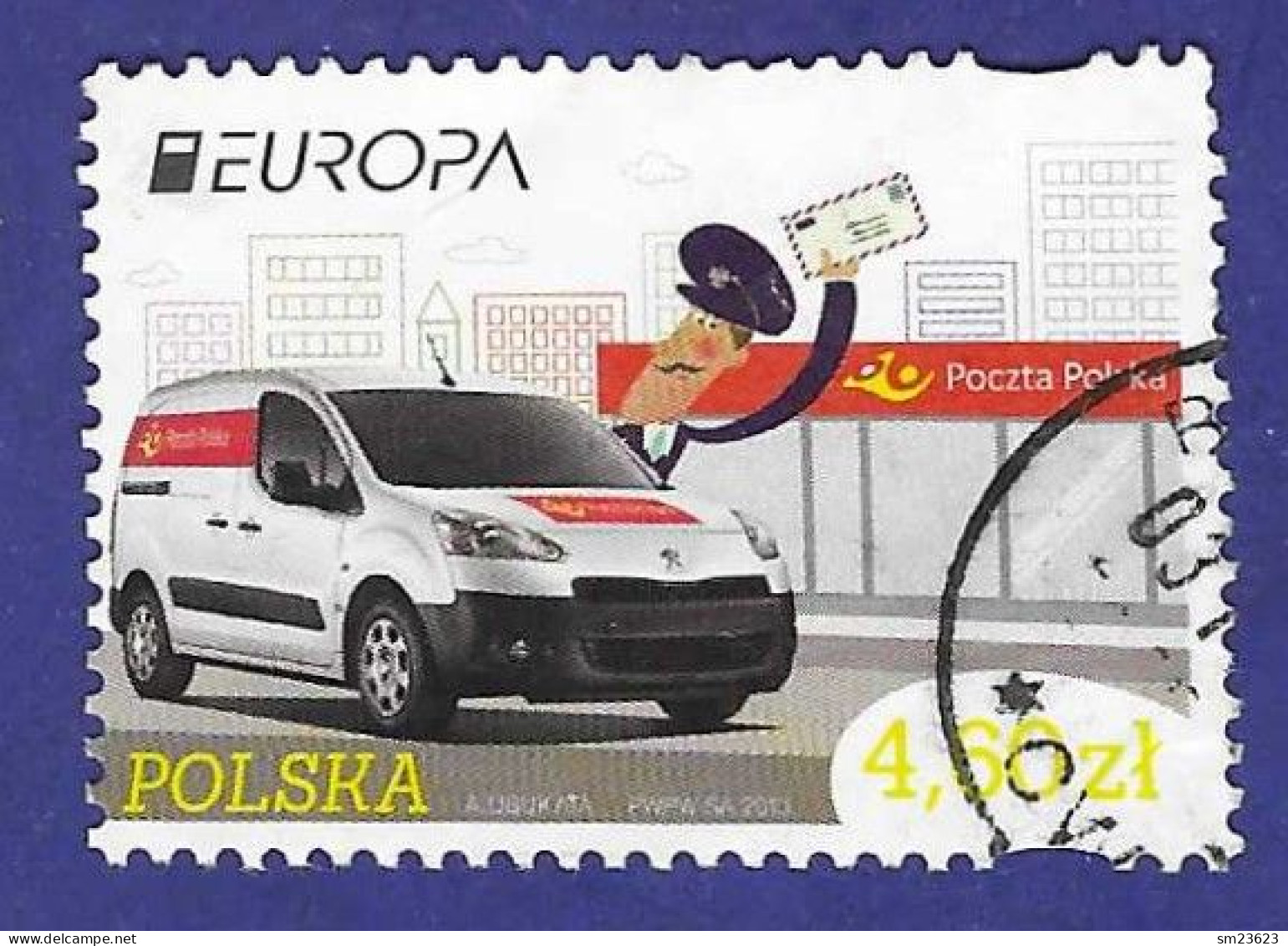 Polen / Polska  2013   Mi.Nr. 4607  , EUROPA CEPT  Postfahrzeuge - Gestempelt / Fine Used / (o) - 2013