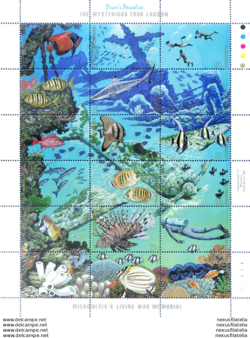 Flora E Fauna Della Laguna 1988. - Micronesia