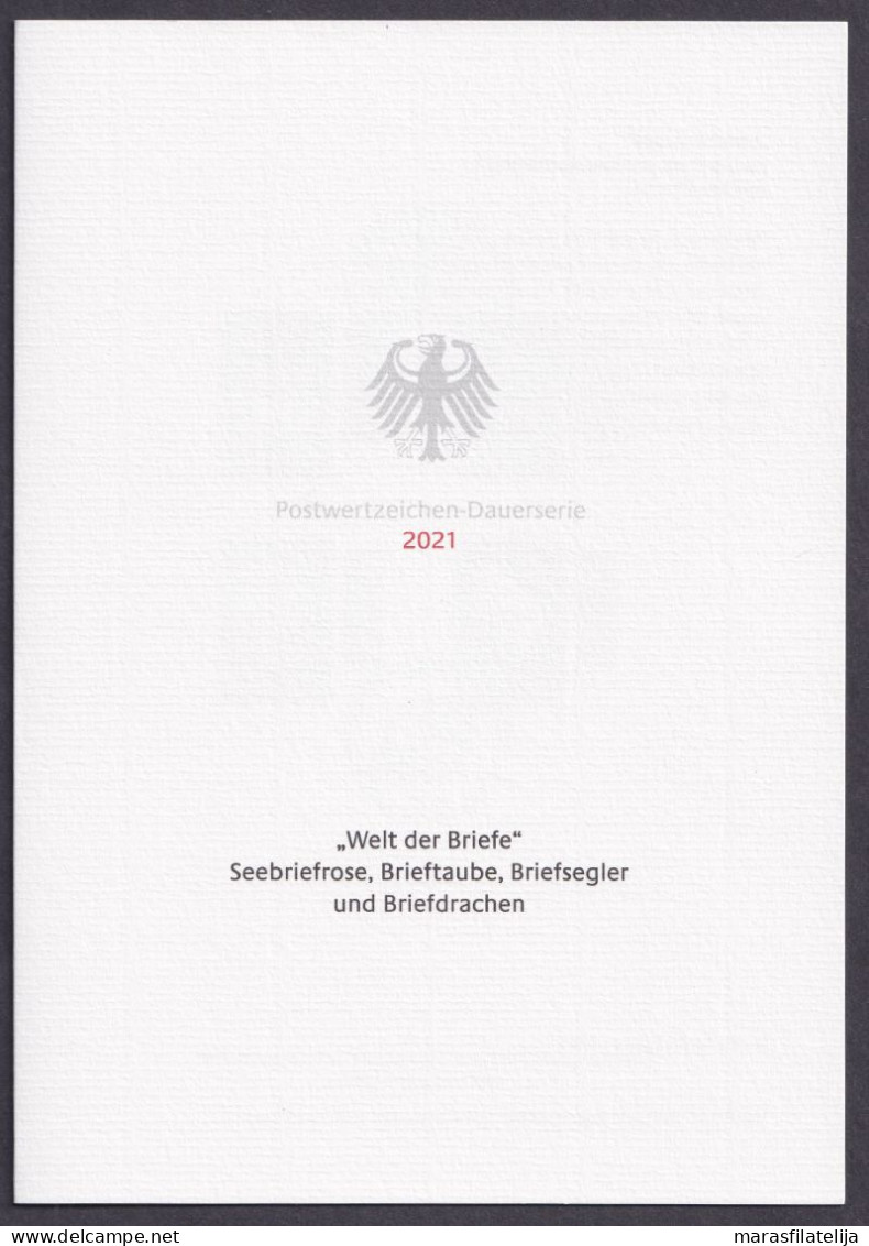 Germany 2021, World Of Letters, Special Booklet - Sonstige & Ohne Zuordnung