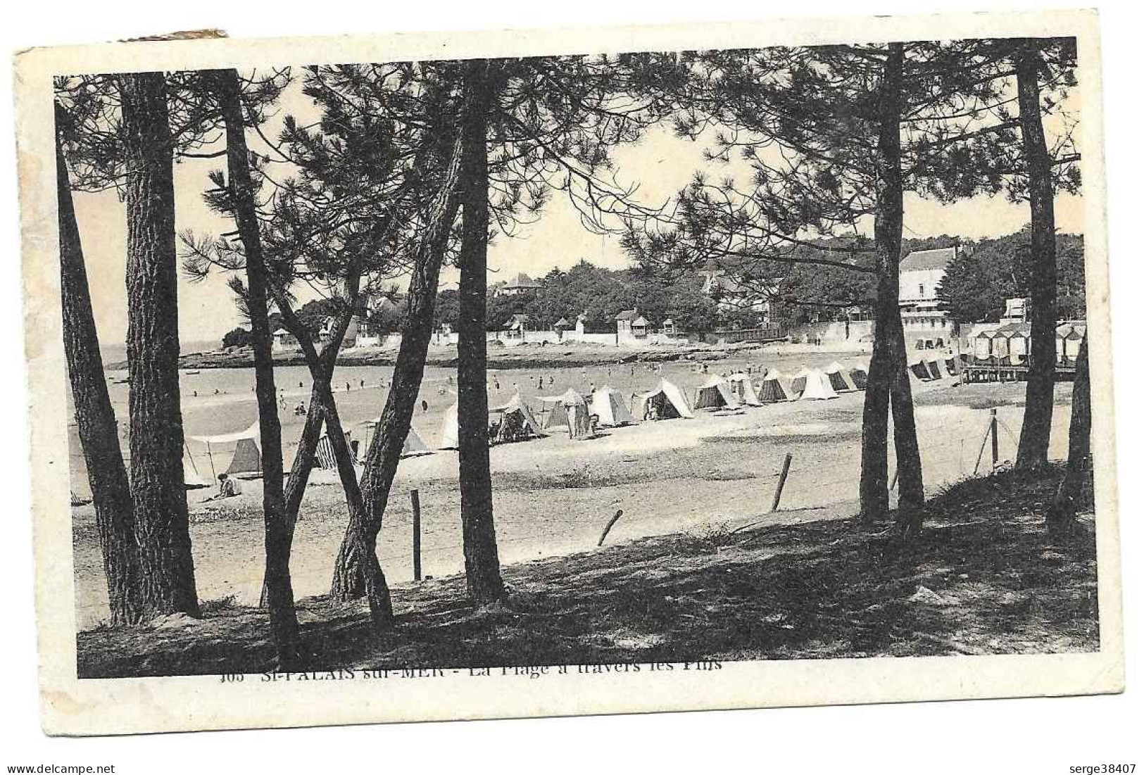 Saint Palais - 1939 - La Plage à Travers Les Pins  # 10-20/3 - Saint-Palais-sur-Mer