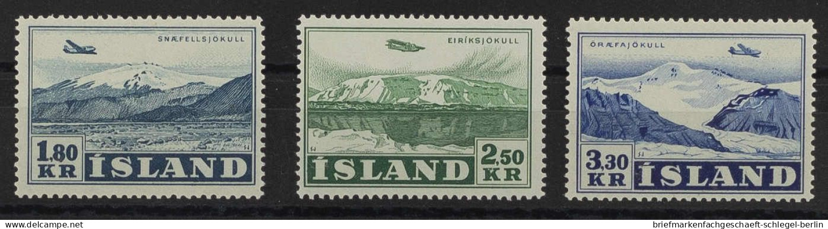 Island, 1952, 278-80, Postfrisch - Autres & Non Classés