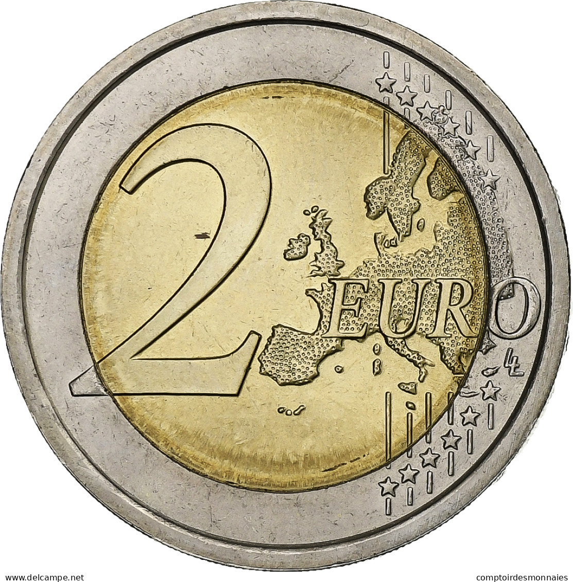 Italie, 2 Euro, LOUIS BRAILLE., 2009, Rome, Bimétallique, SPL, KM:310 - Italy