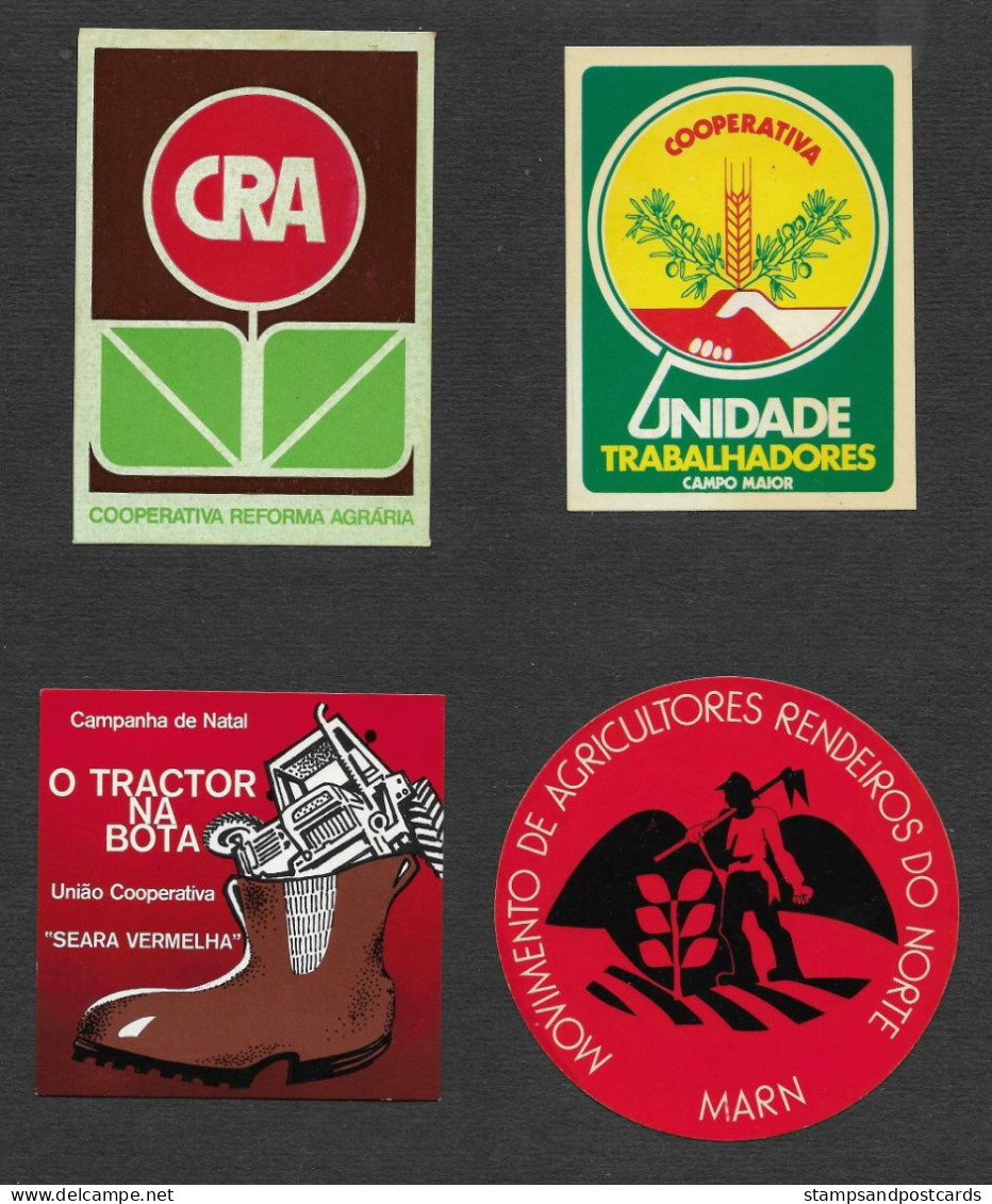 Portugal 12 Autocollant Politique C. 1976 Reforma Agrária Réforme Agraire Land Reform 12 Political Sticker - Adesivi