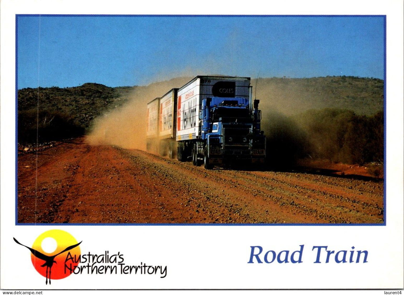 7-5-2024 (4 Z 25) Australia -  Northern Terrtory ROAD TRAIN (big Truck) - Transporter & LKW