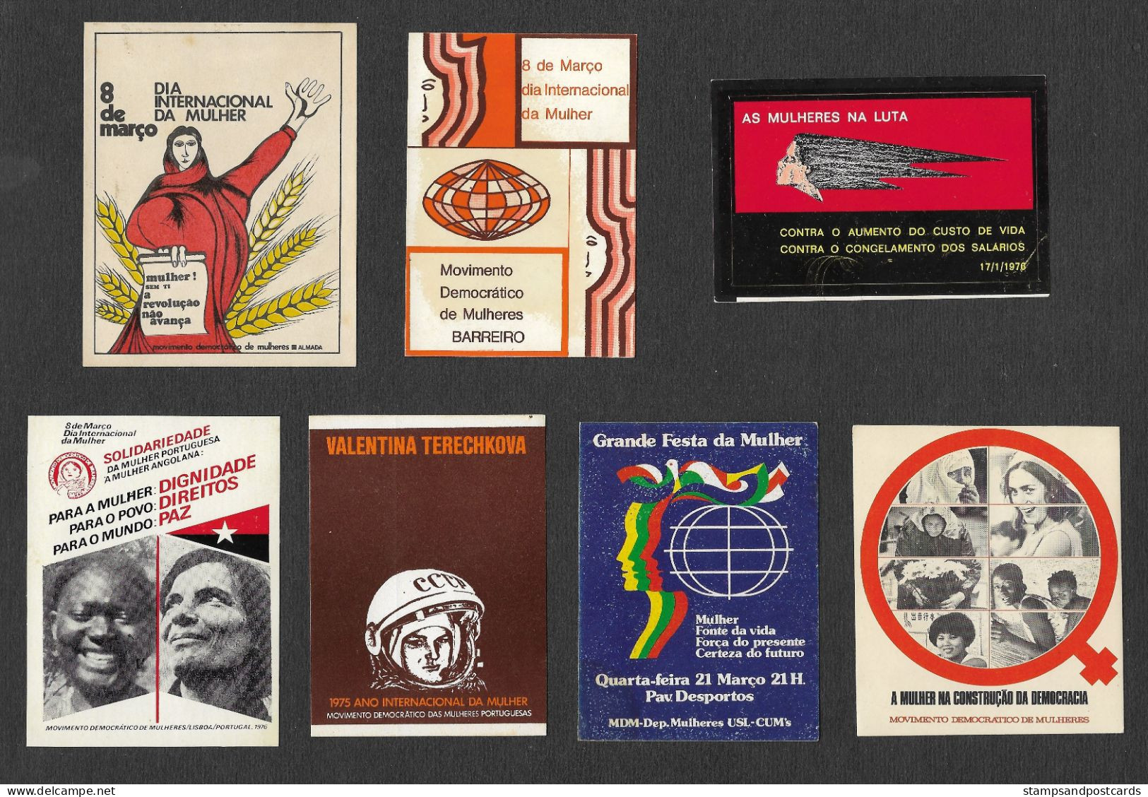 Portugal 8 Autocollant Politique MDM Mouvements Féministes 1974/76 Feminist Movements 8 Political Sticker - Aufkleber