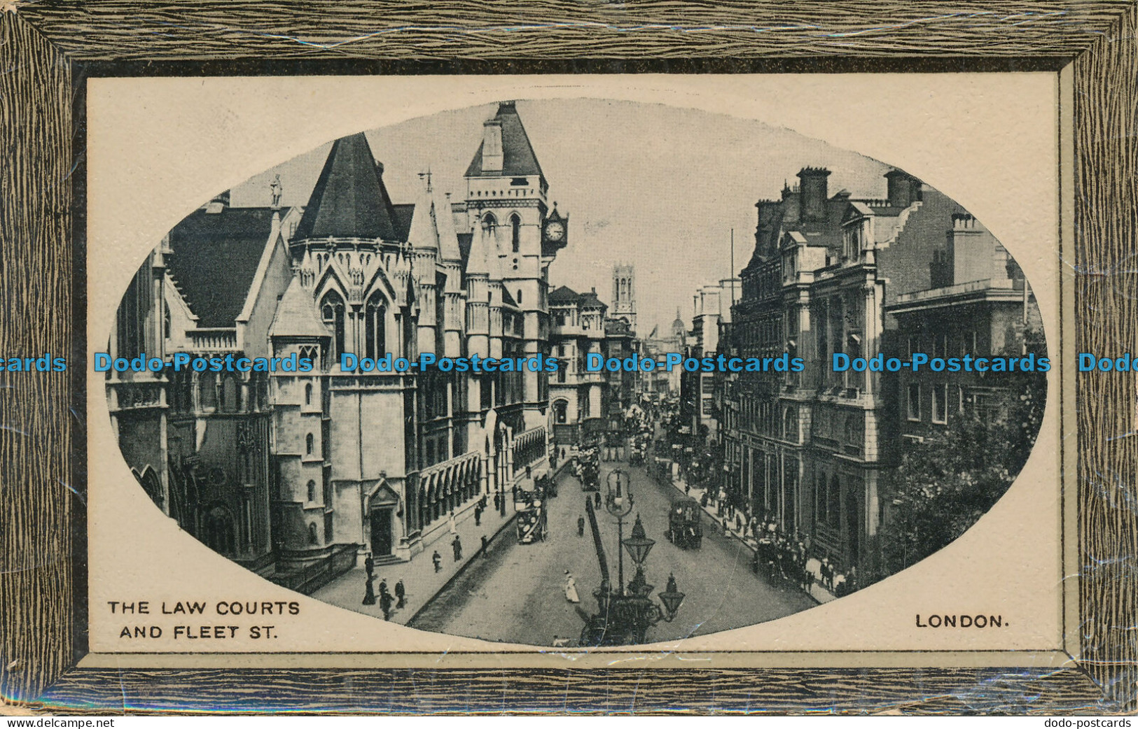 R036605 The Law Courts And Fleet Street. London. E. L. No 87 - Sonstige & Ohne Zuordnung