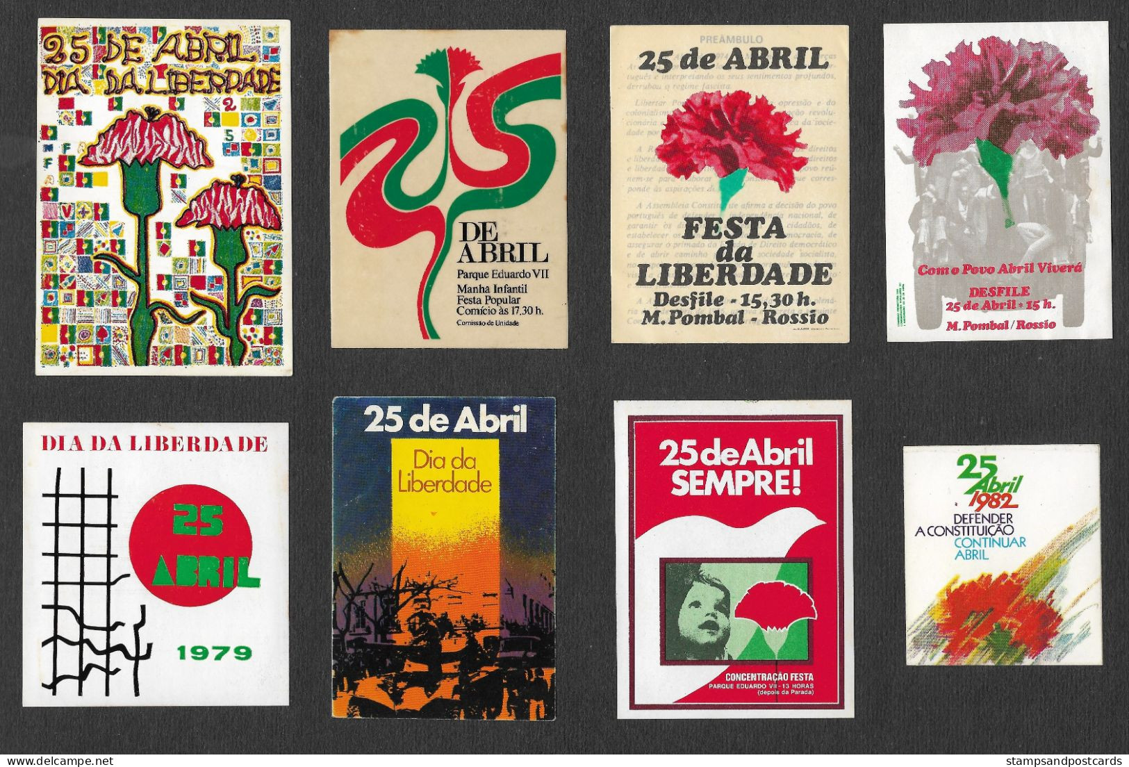 Portugal 13 Autocollant Politique 25 Avril 1974 Révolution Des œillets April 25 Carnation Revolution Political Sticker - Aufkleber