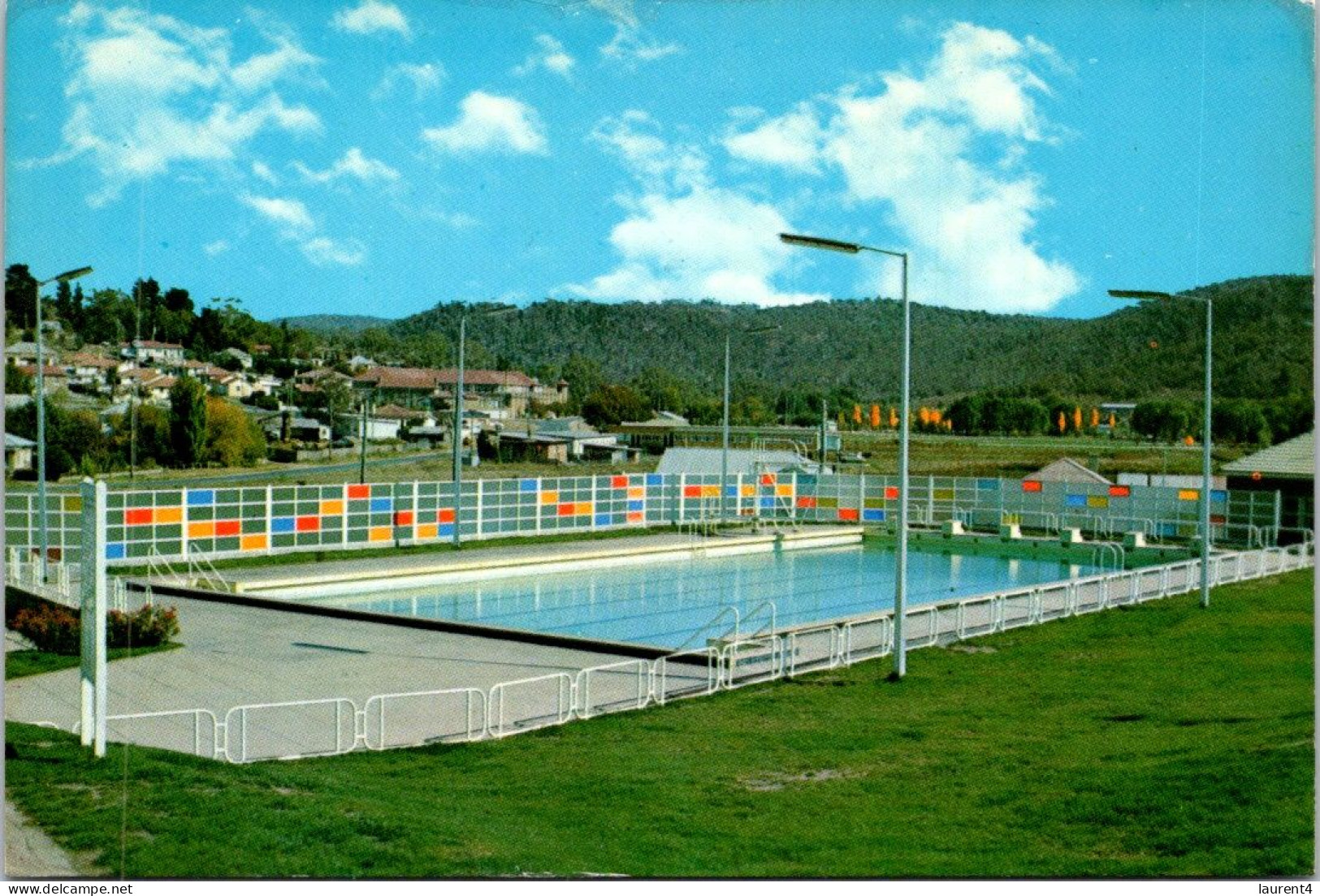 7-5-2024 (4 Z 25) Australia -  NSW - Cooma Swimming Pool (posted With Children Stamp) - Altri & Non Classificati
