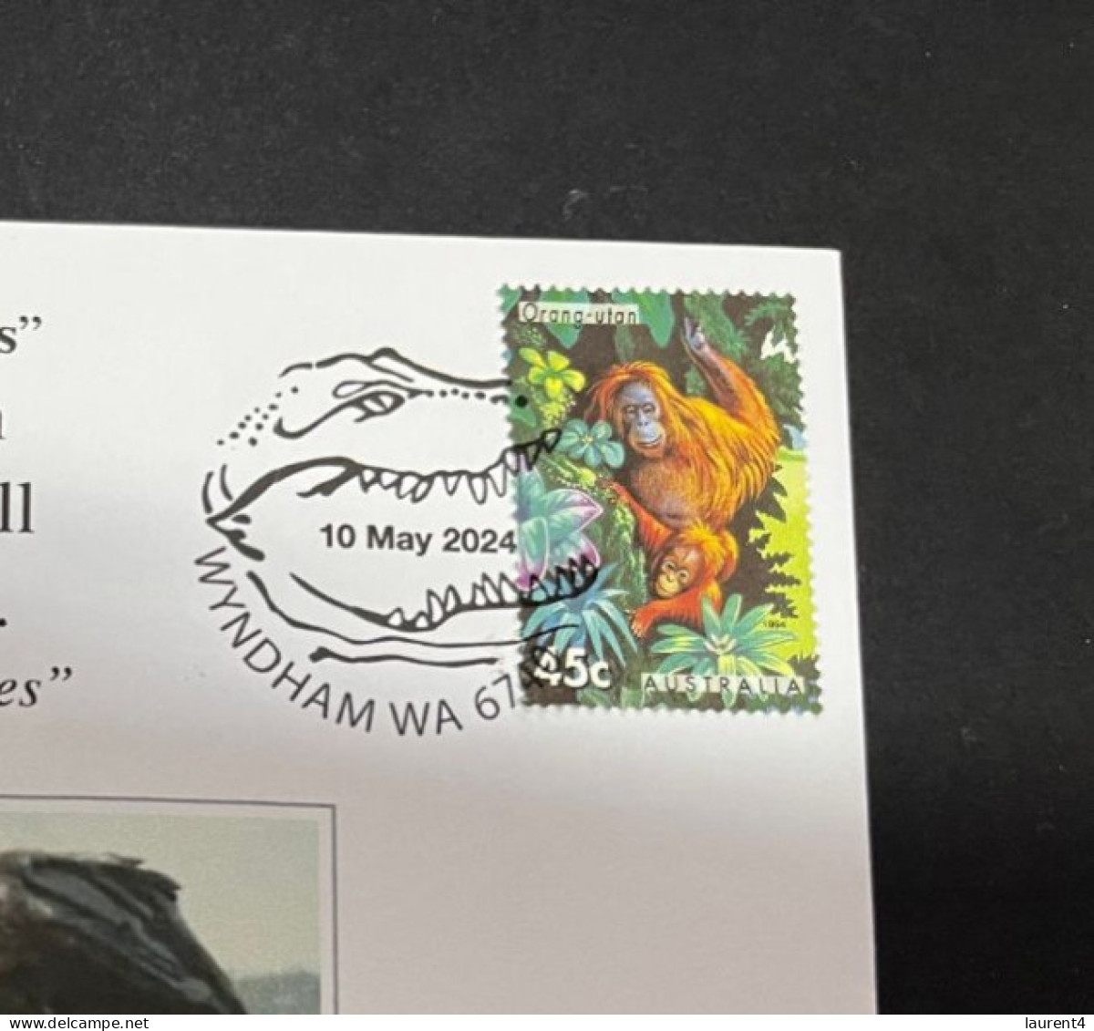 8-5-2024 (4 Z 27) Kingdom Of The Planet Of The Apes (new Movie) With Oranutan Stamp - Gorilas