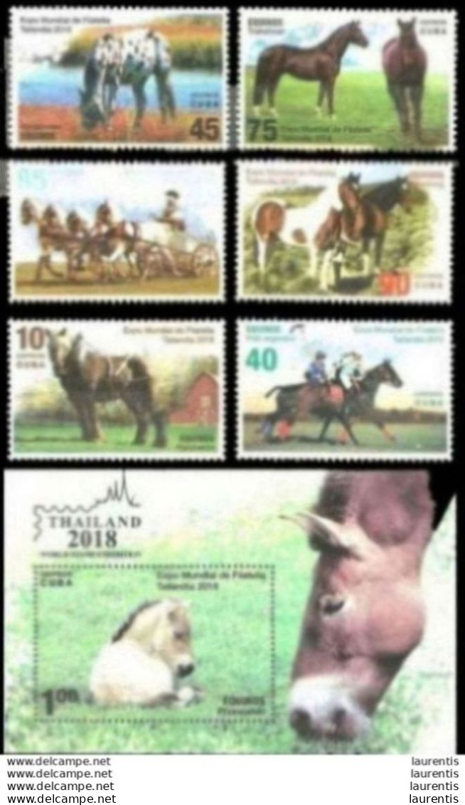 233  Horses - Chevaux - 2018 - MNH - Cb - 2,50 - Chevaux