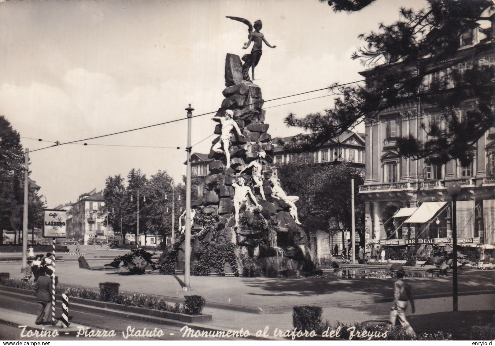 Torino Piazza Statuto Monumento Traforo Del Frejus - Other Monuments & Buildings