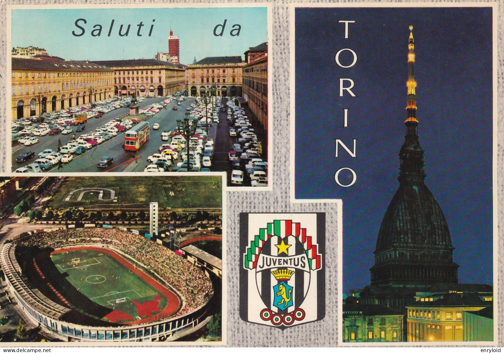 Torino Piazza San Carlo Stadio Comunale Mole Antonelliana - Otros Monumentos Y Edificios