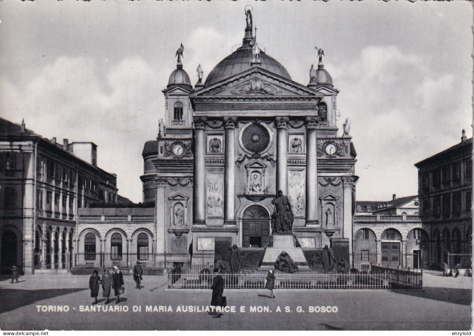 Torino Santuario Di Maria Ausiliatrice E Monumento Bosco - Andere Monumente & Gebäude