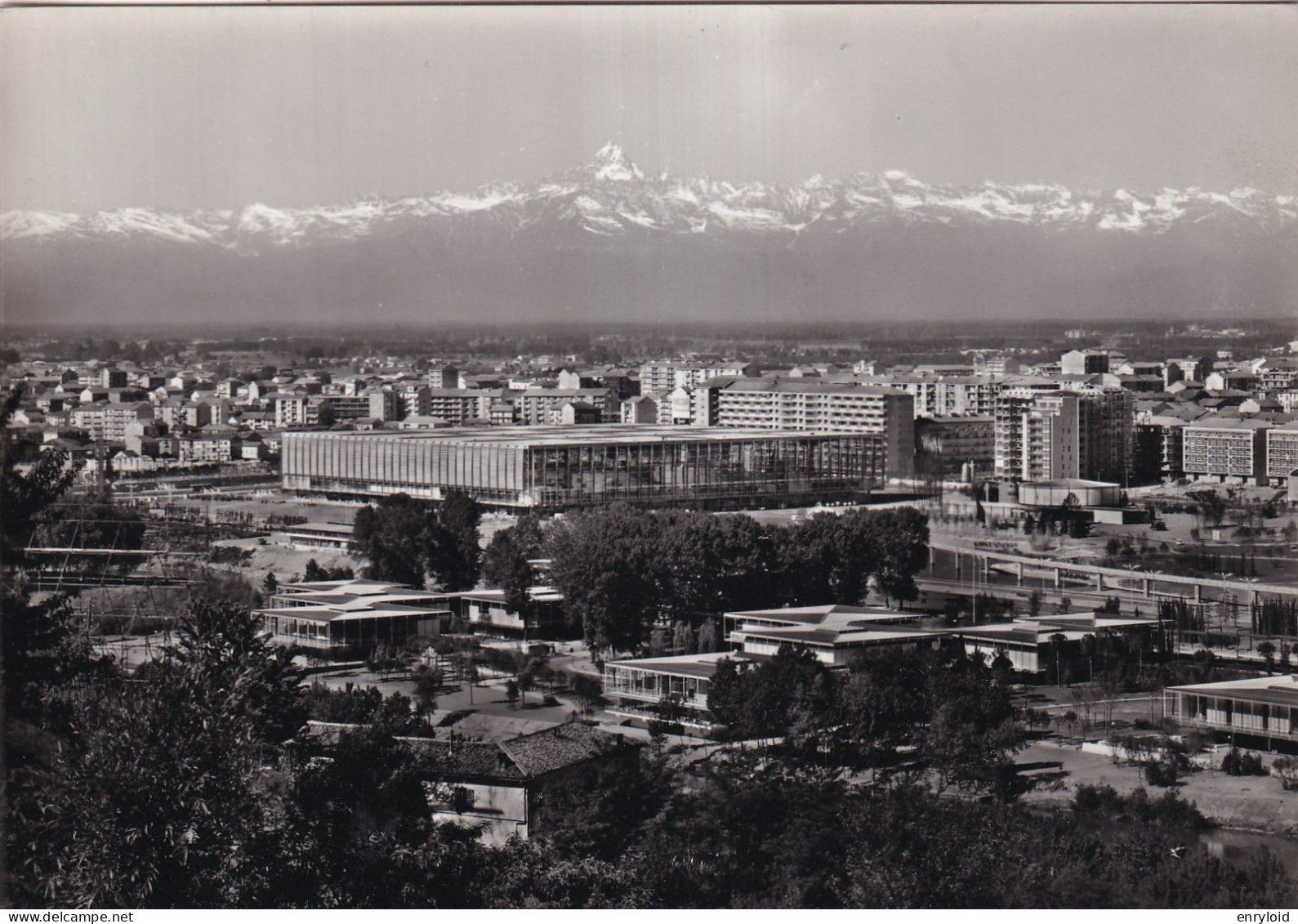 Torino Panorama Parco Europa  Edifici Centro Internazionale Perfezionamento Tecnico B.I.T - Andere Monumente & Gebäude