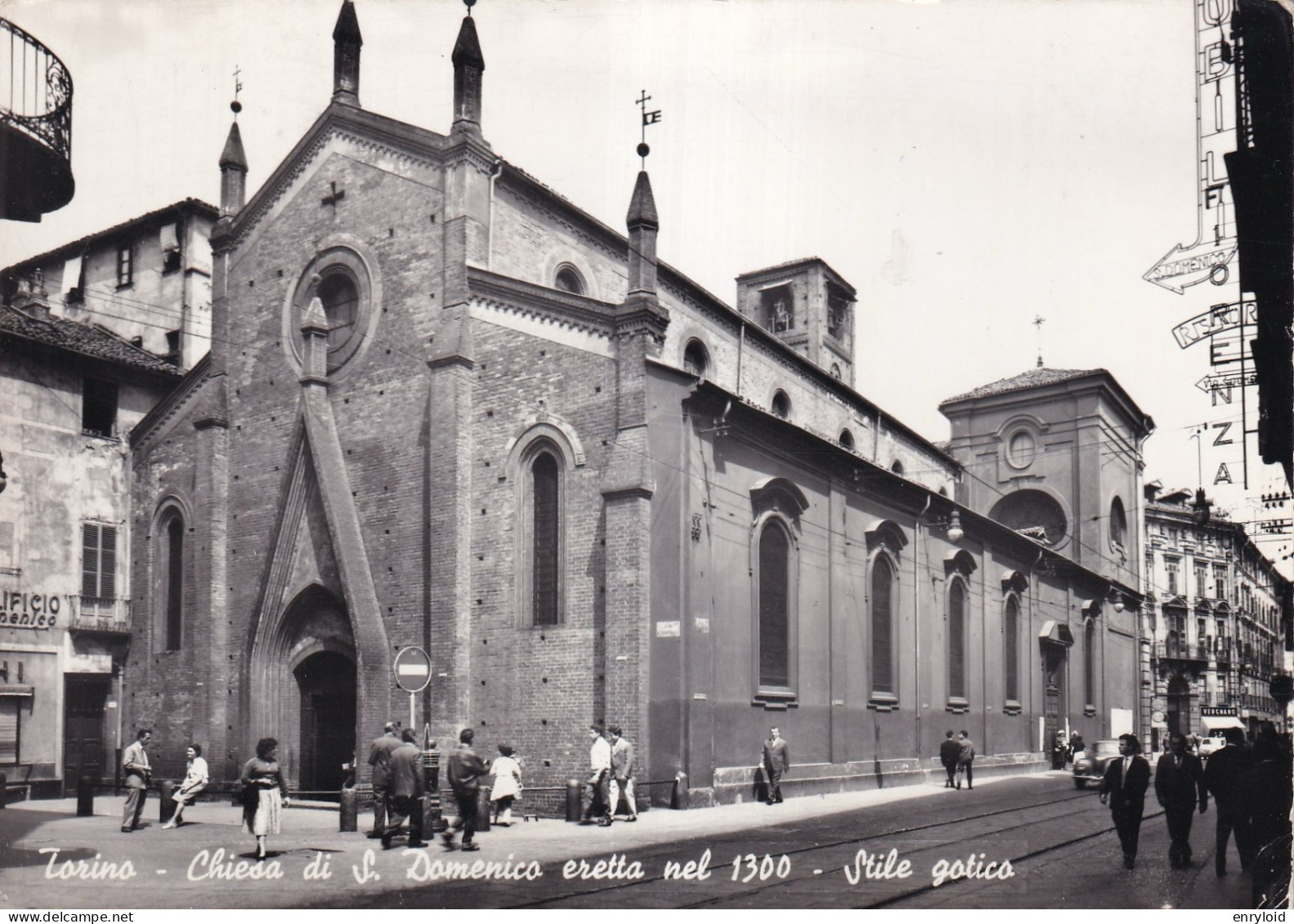 Torino Chiesa Di San Domenico Eretta Nel 1300 Stile Gotico - Andere Monumenten & Gebouwen