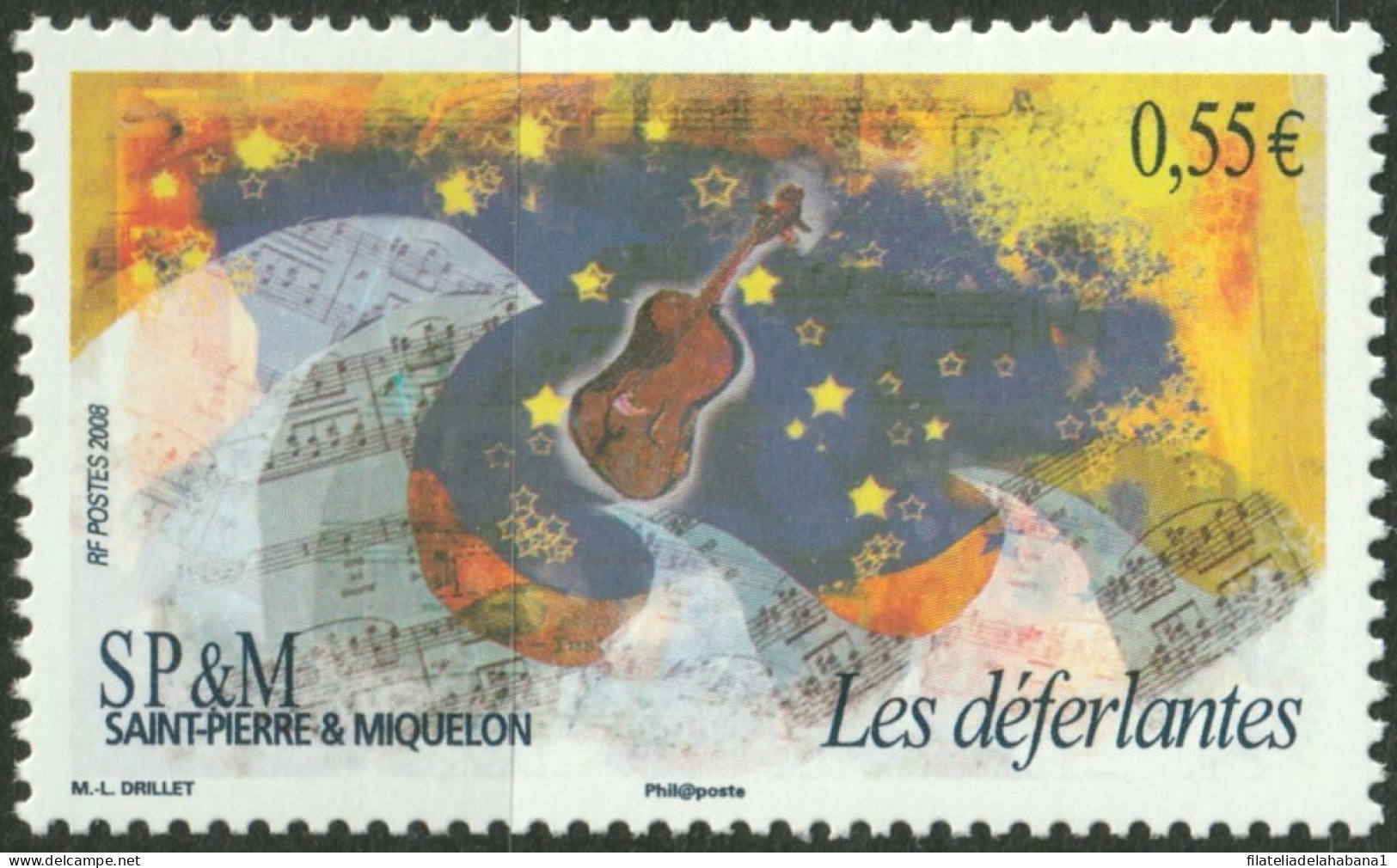 F-EX50344 SAINT PIERRE ET MIQUELON MNH 2008 ART PAINTING.  - Unused Stamps