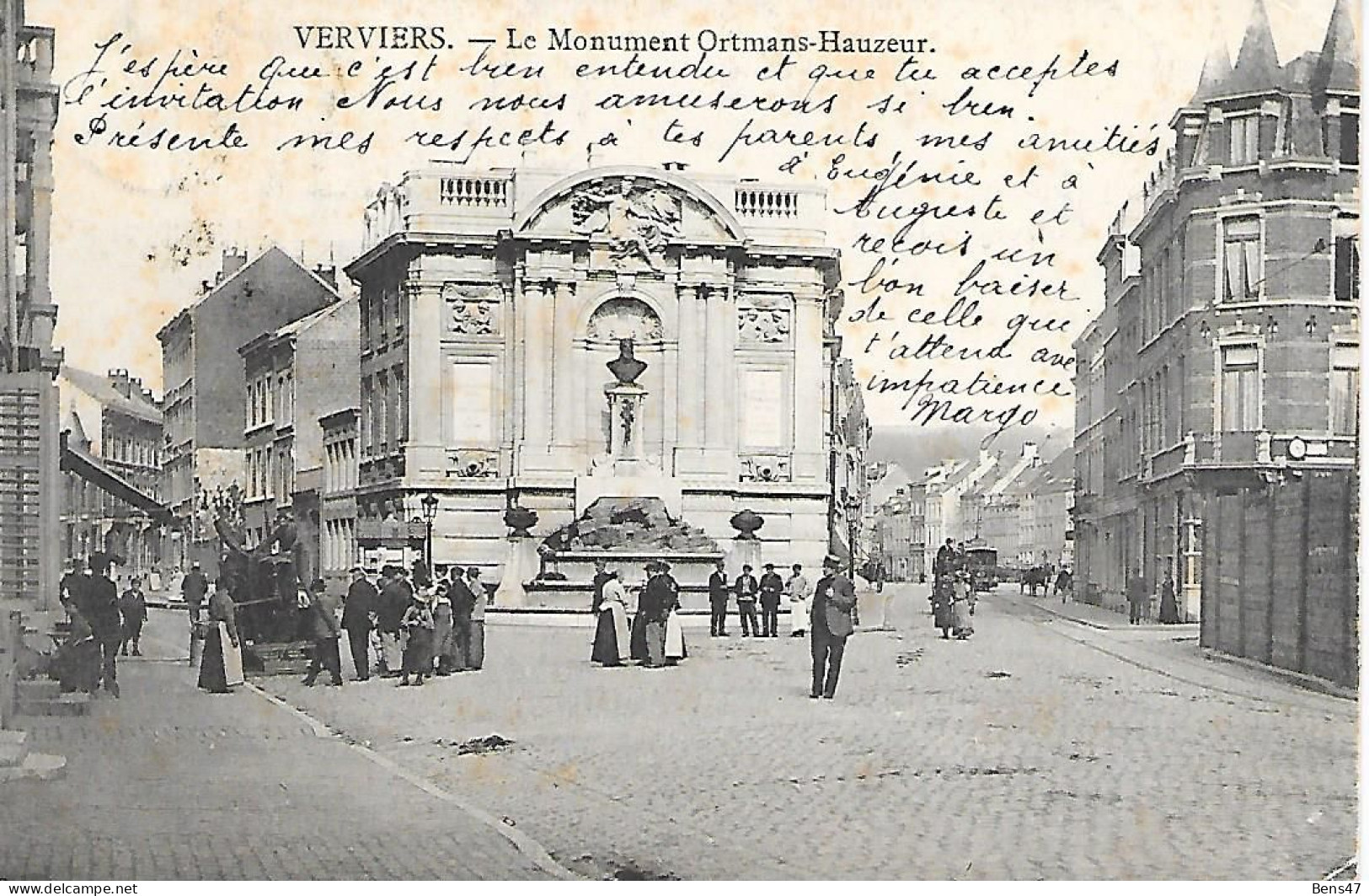 Verviers Le Monument Ortmans-Hauzeur - Verviers