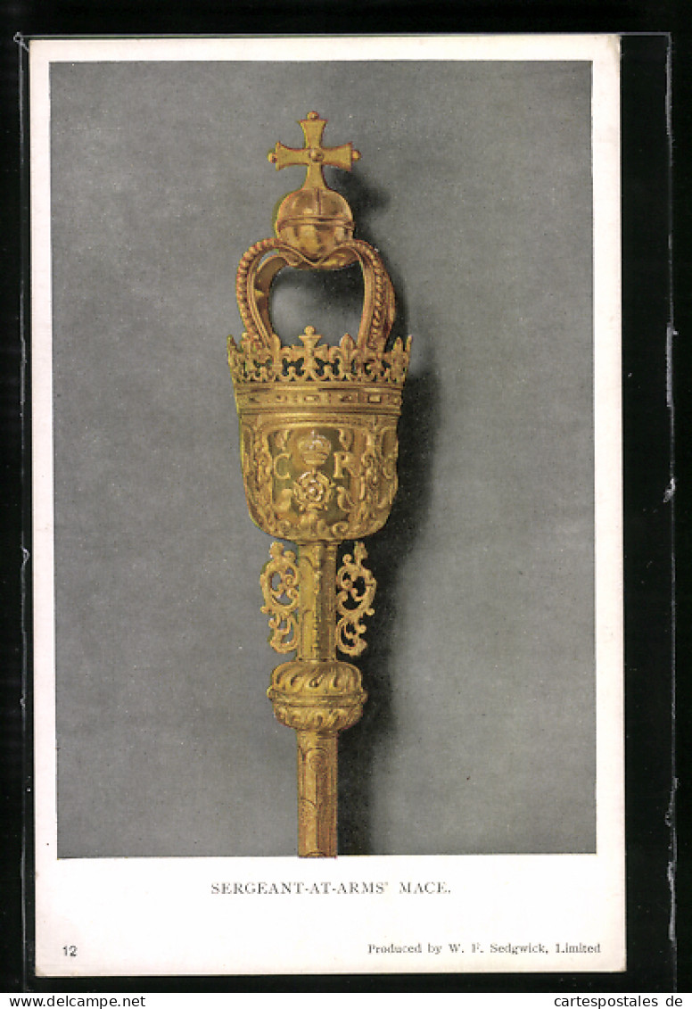 Pc Sergeant-At-Arms` Mace, Carried By The Sergeants-at-Arms At The Coronation  - Familles Royales