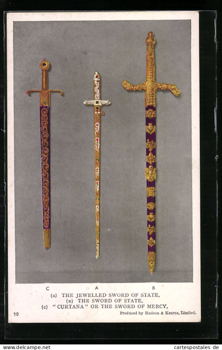 Pc Jewelled Sword Of State, Sword Of State, Curtana The Sword Of Mercy  - Familias Reales