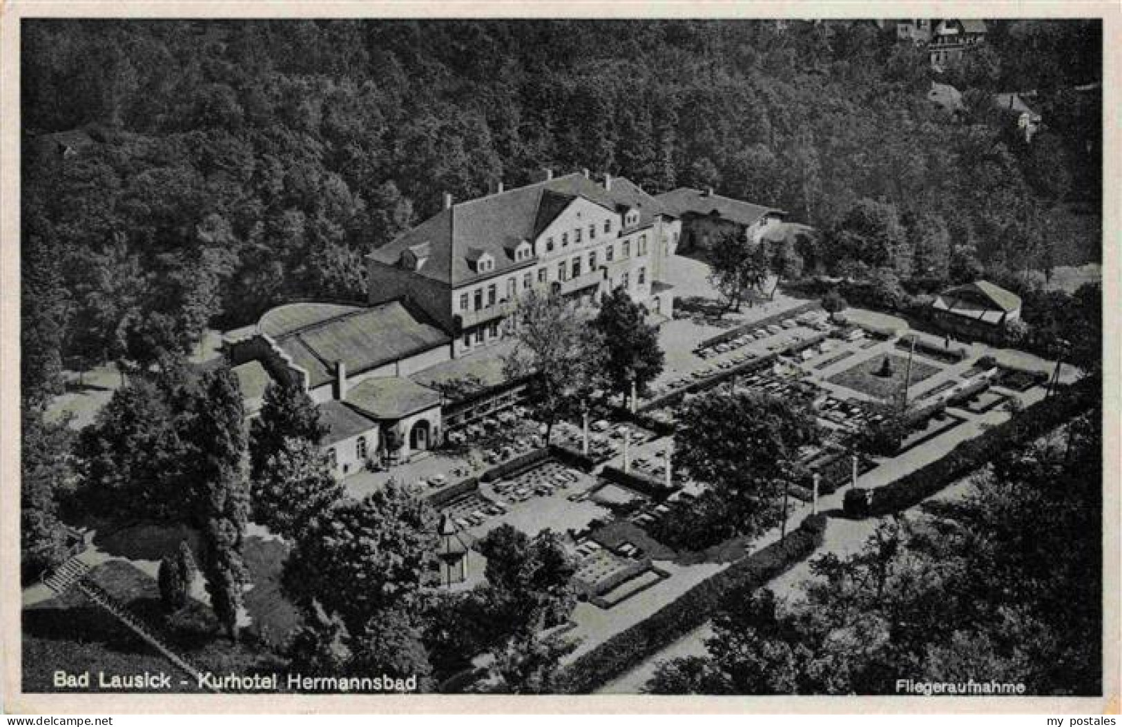 73975155 Bad_Lausick Kurhotel Hermannsbad Fliegeraufnahme  - Bad Lausick